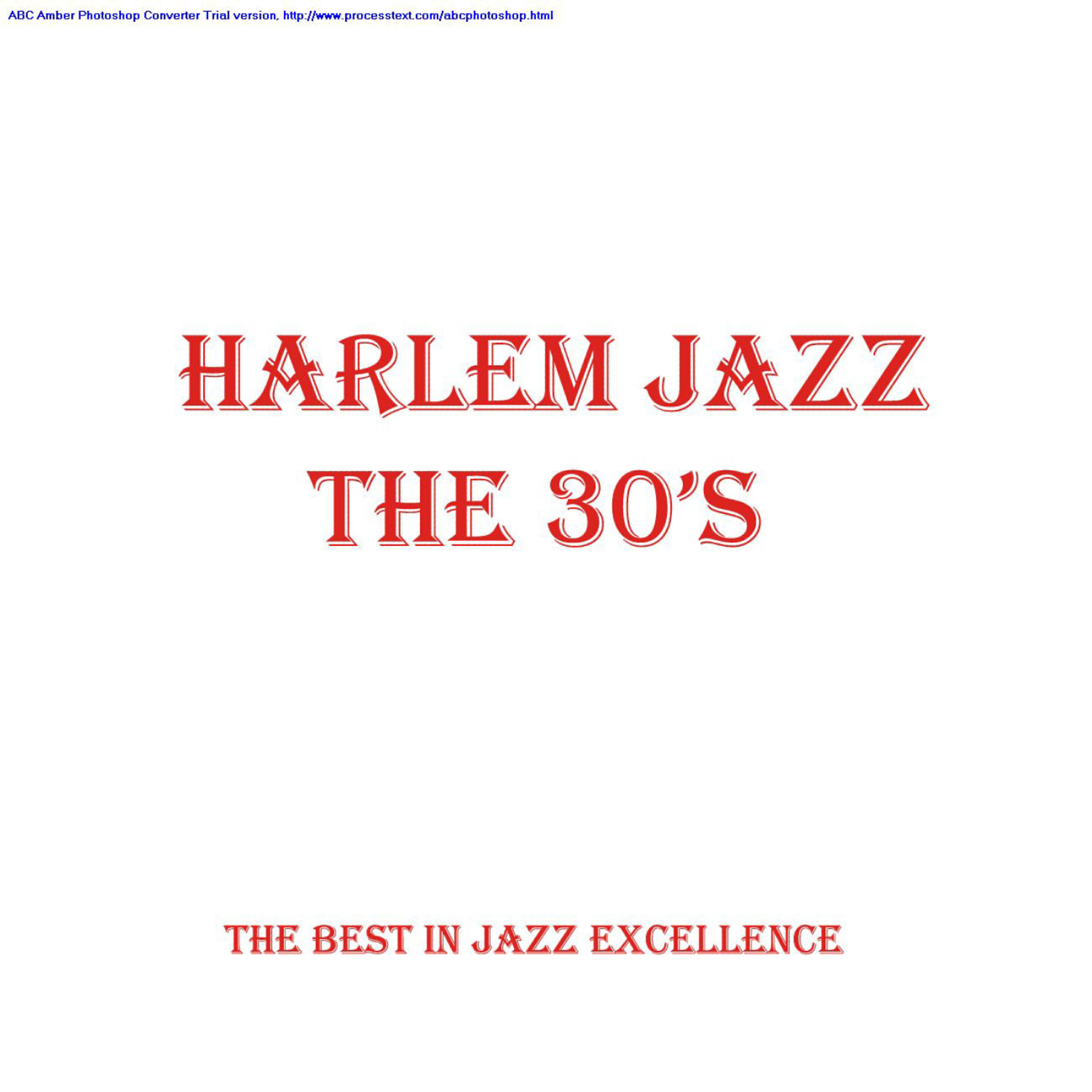 Релиз Harlem Jazz (The 30s)