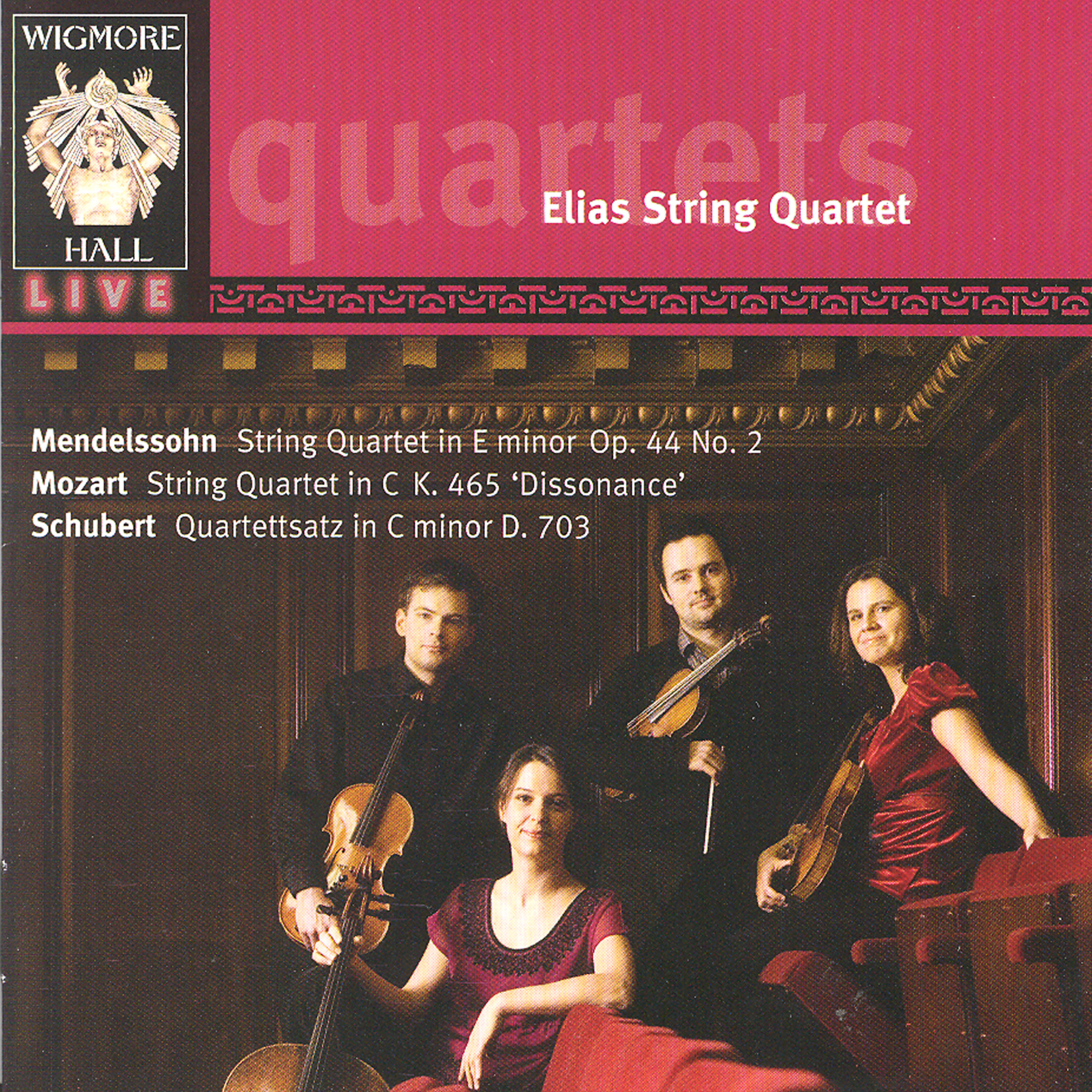 Релиз Mendelssohn, Mozart & Schubert: Elias String Quartet - Wigmore Hall Live