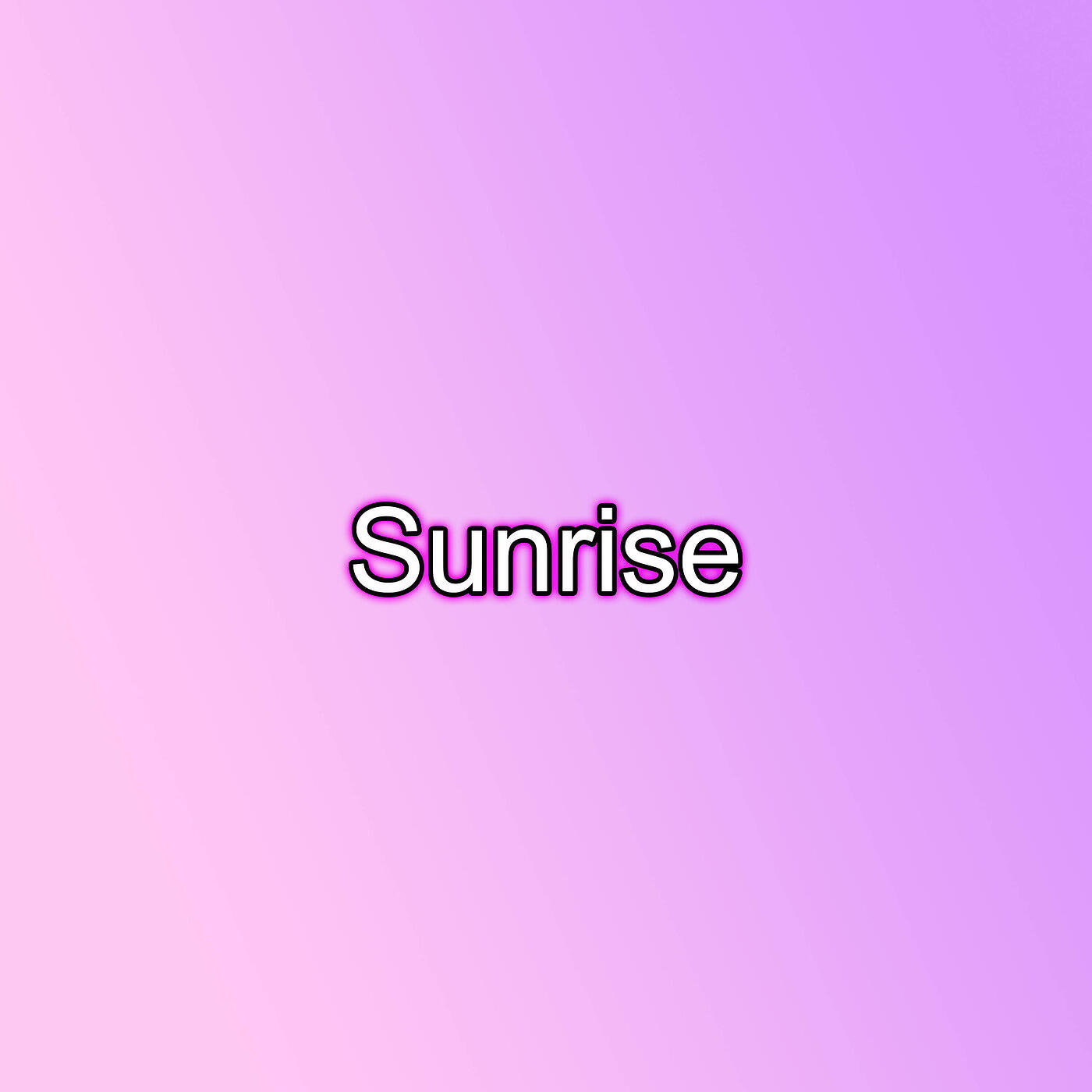 Релиз Sunrise