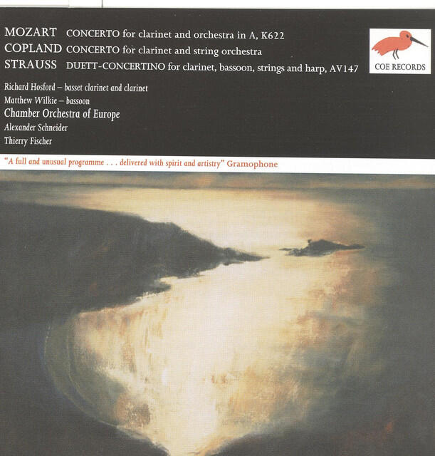 Релиз Mozart / Copland / Strauss: Clarinet Concertos