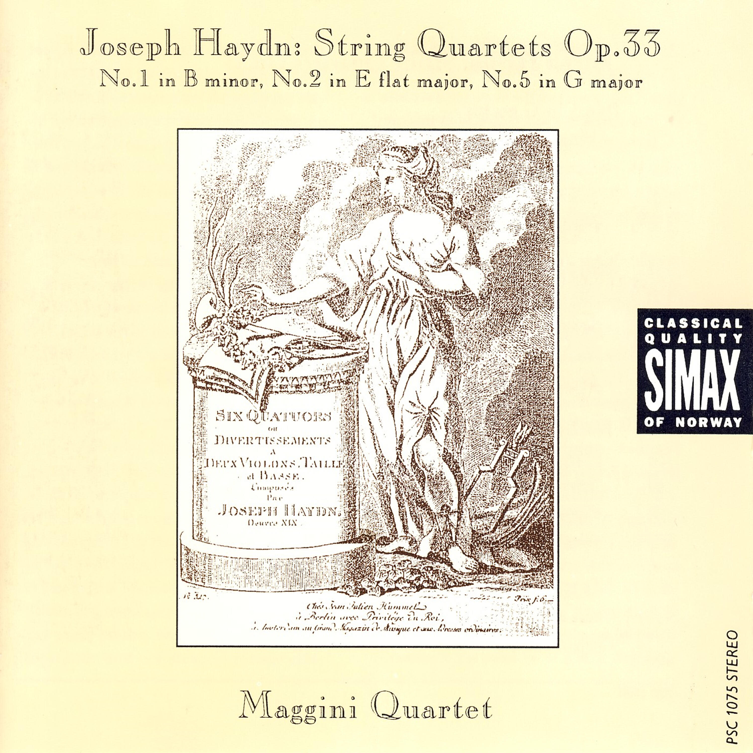 Релиз Joseph Haydn: String Qaurtets Op. 33