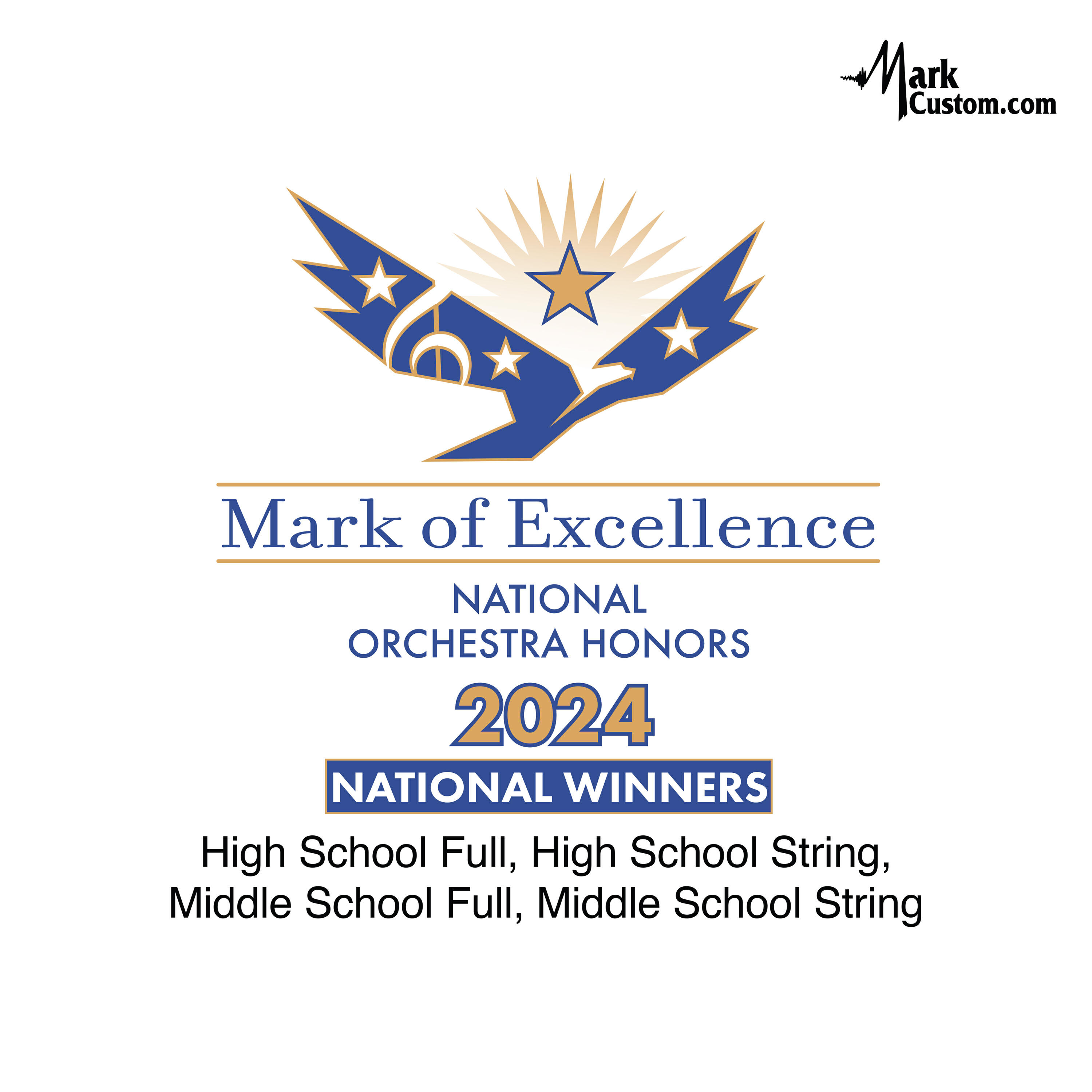 Релиз 2024 Mark of Excellence: National Orchestra Honors