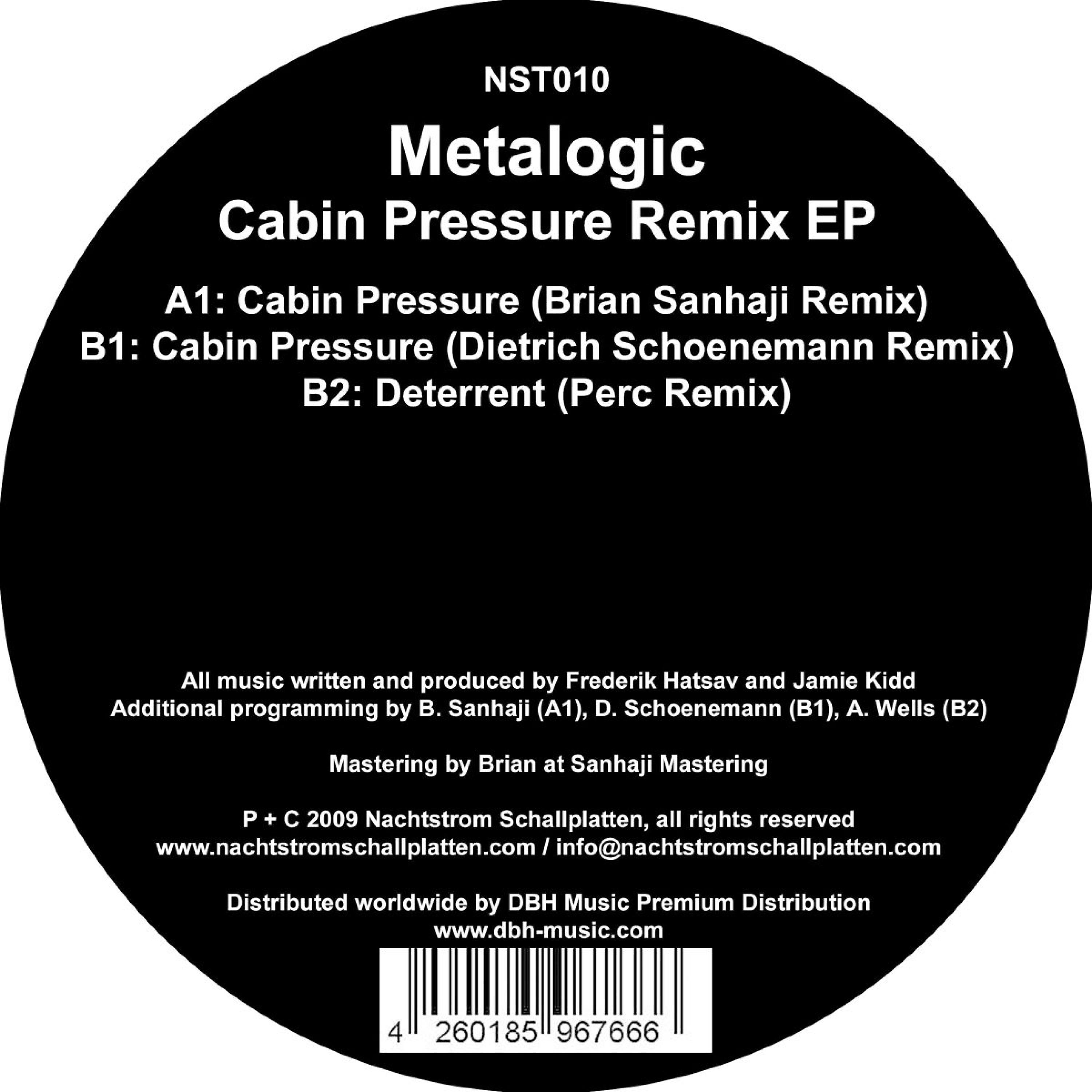 Релиз Cabin Pressure Remix EP