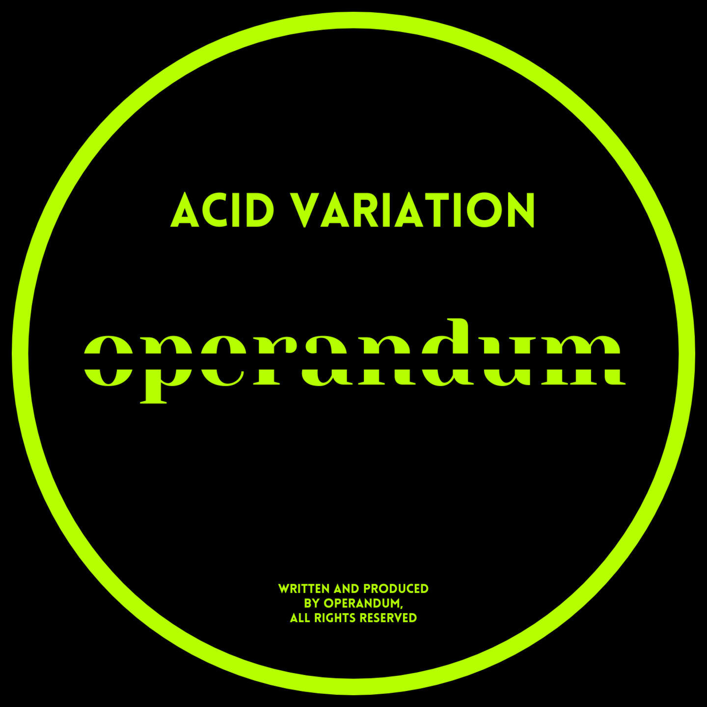 Релиз Acid Variation