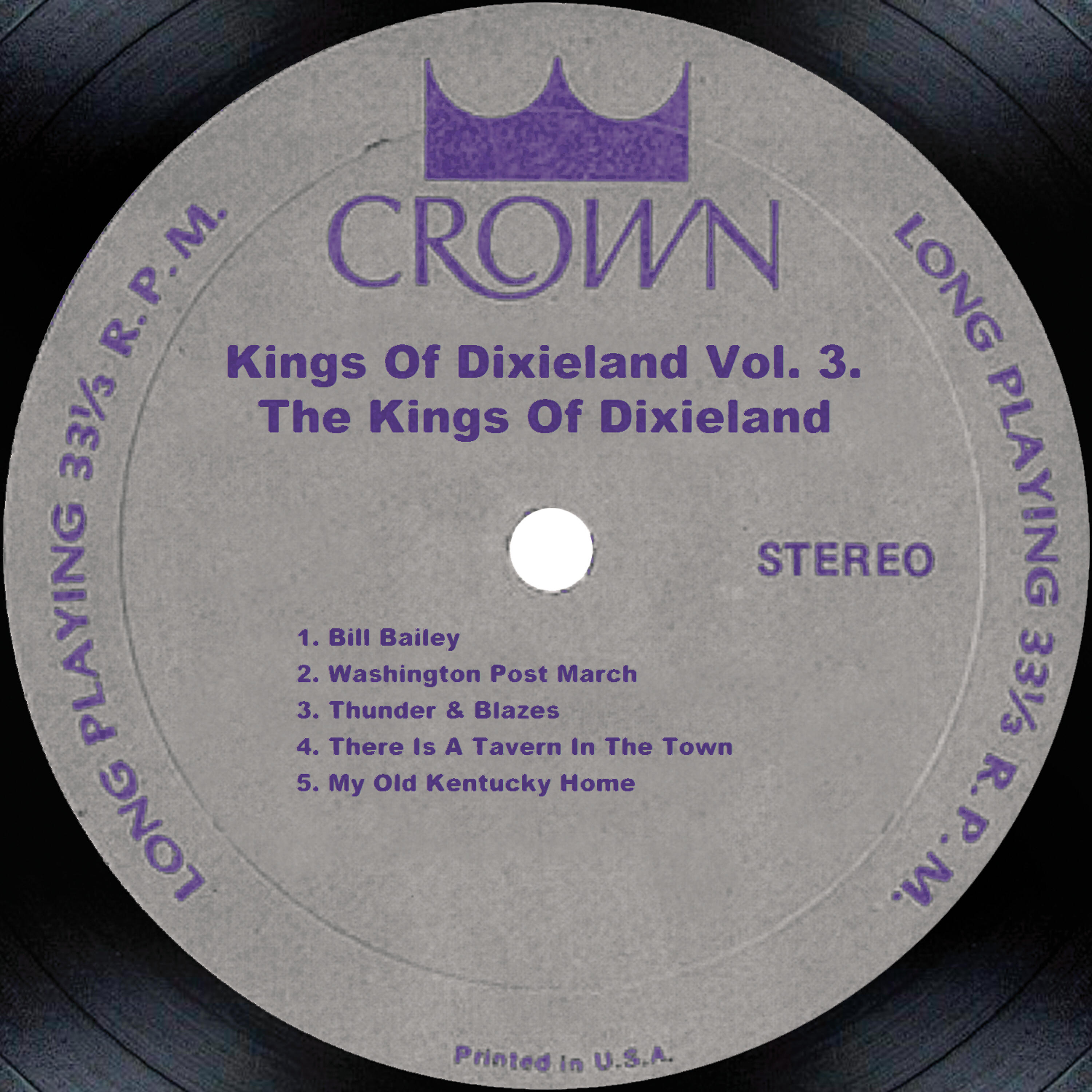 Релиз Kings Of Dixieland Vol. 3.