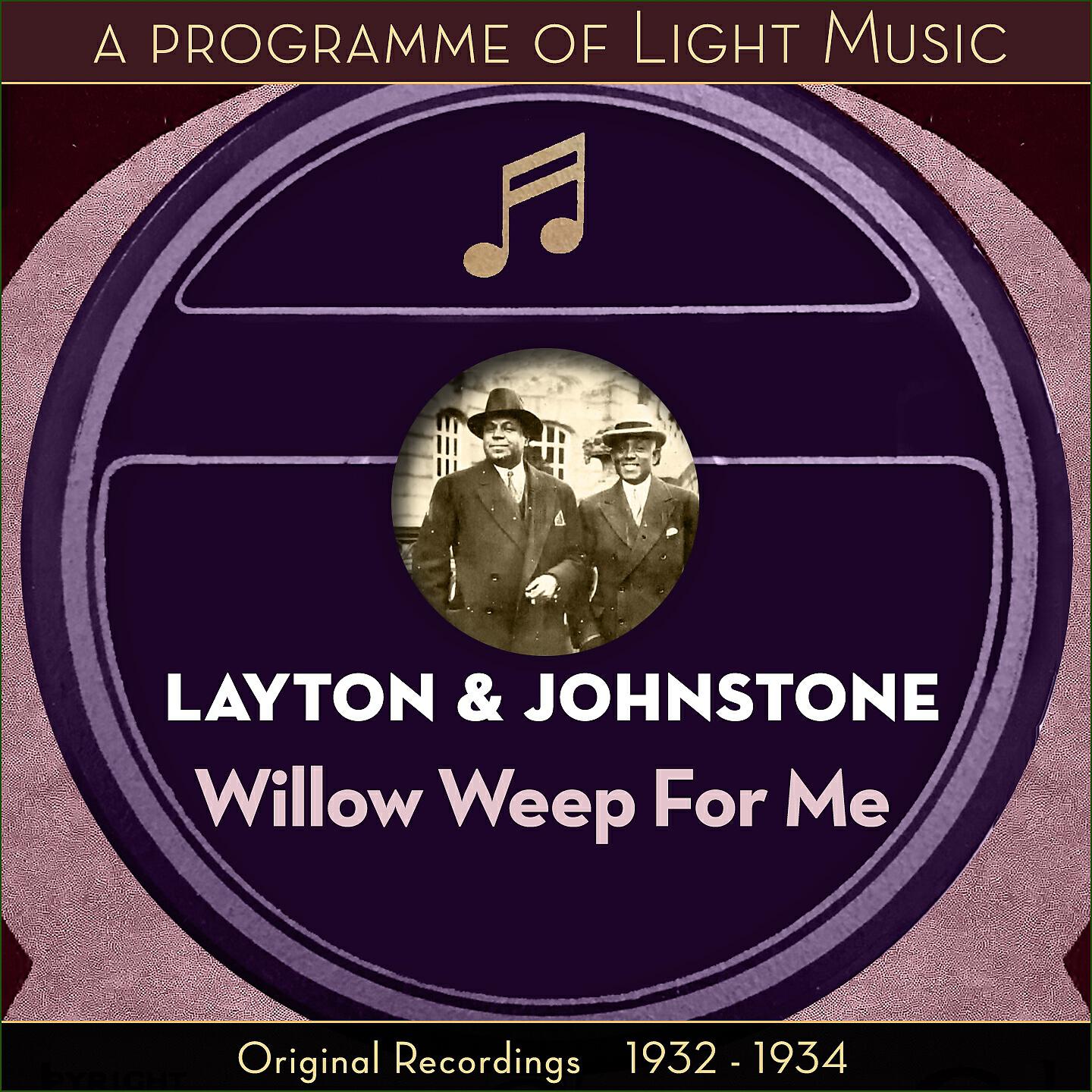 Релиз Willow Weep For Me - A Programme Of Light Music