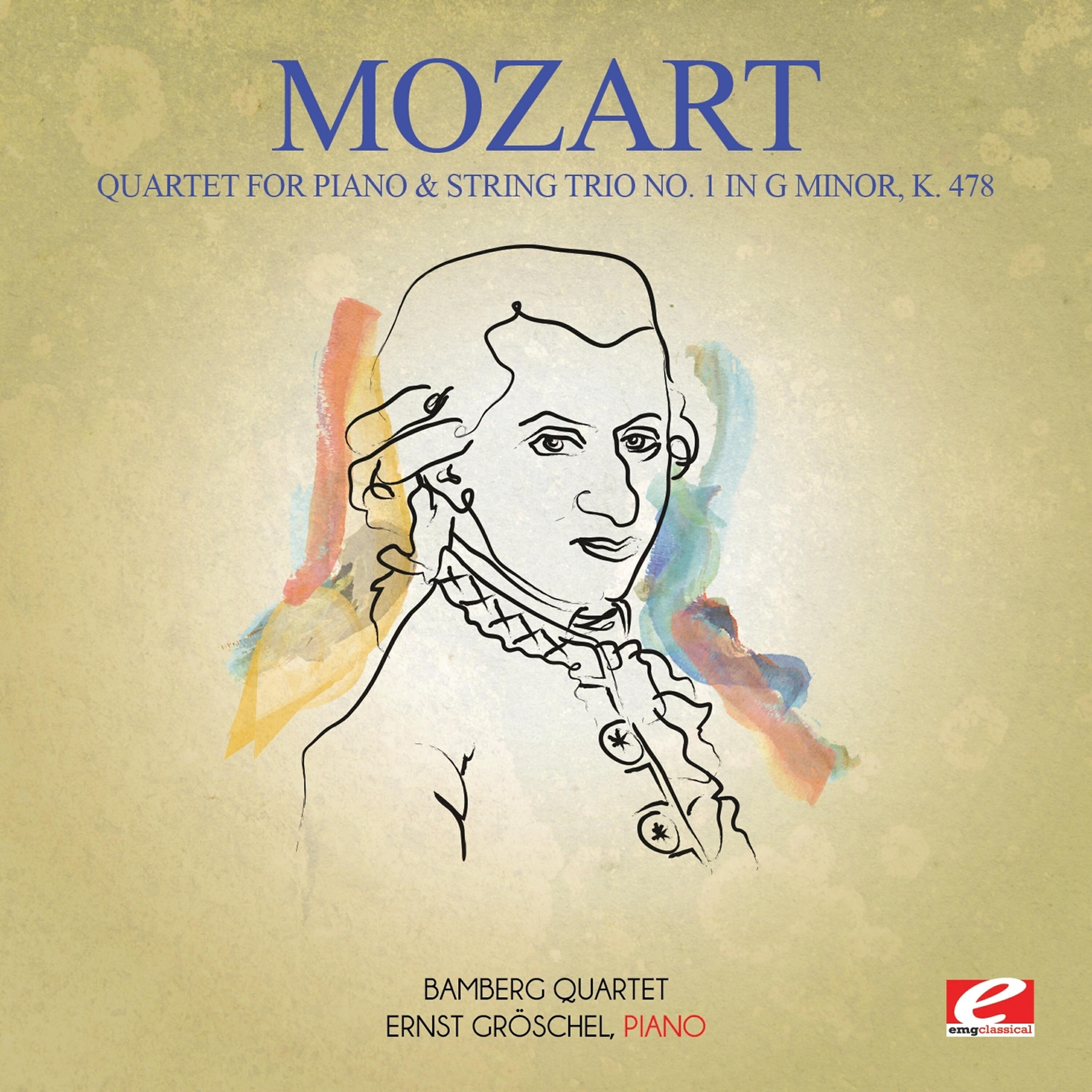 Релиз Mozart: Quartet for Piano & String Trio No. 1 in G Minor, K. 478 (Digitally Remastered)