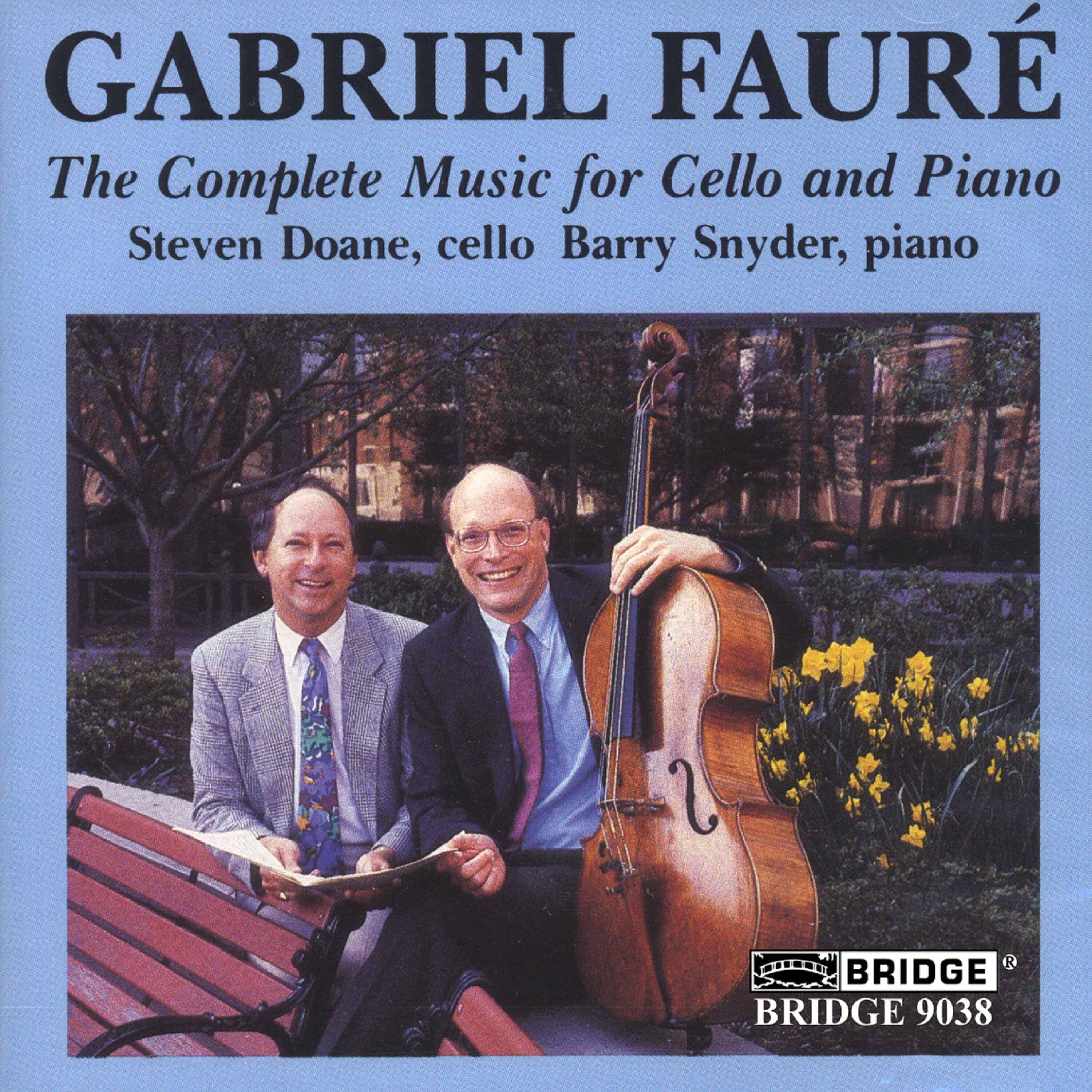 Релиз Fauré: Complete Music for Cello & Piano