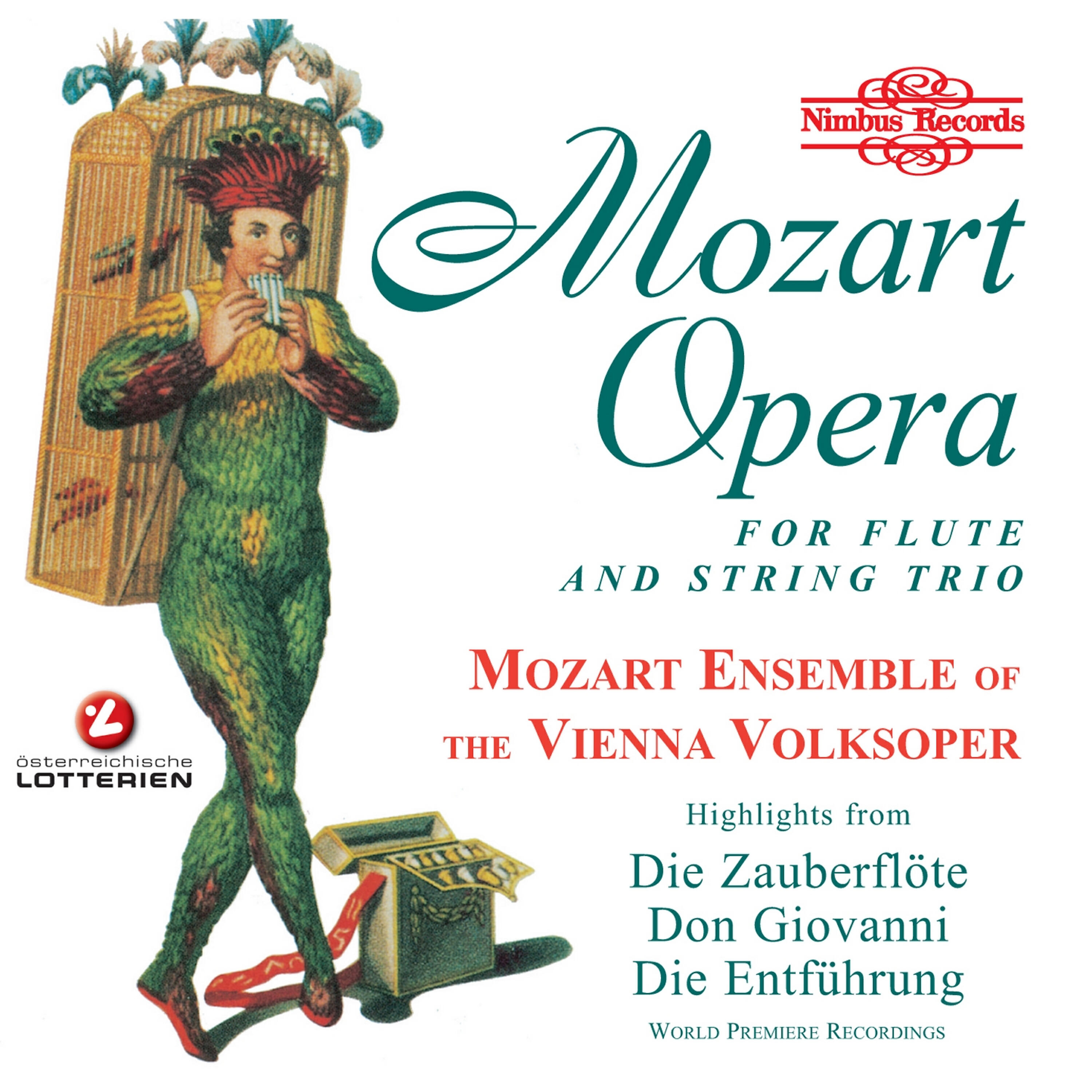 Постер альбома Mozart: Opera for Flute and String Trio