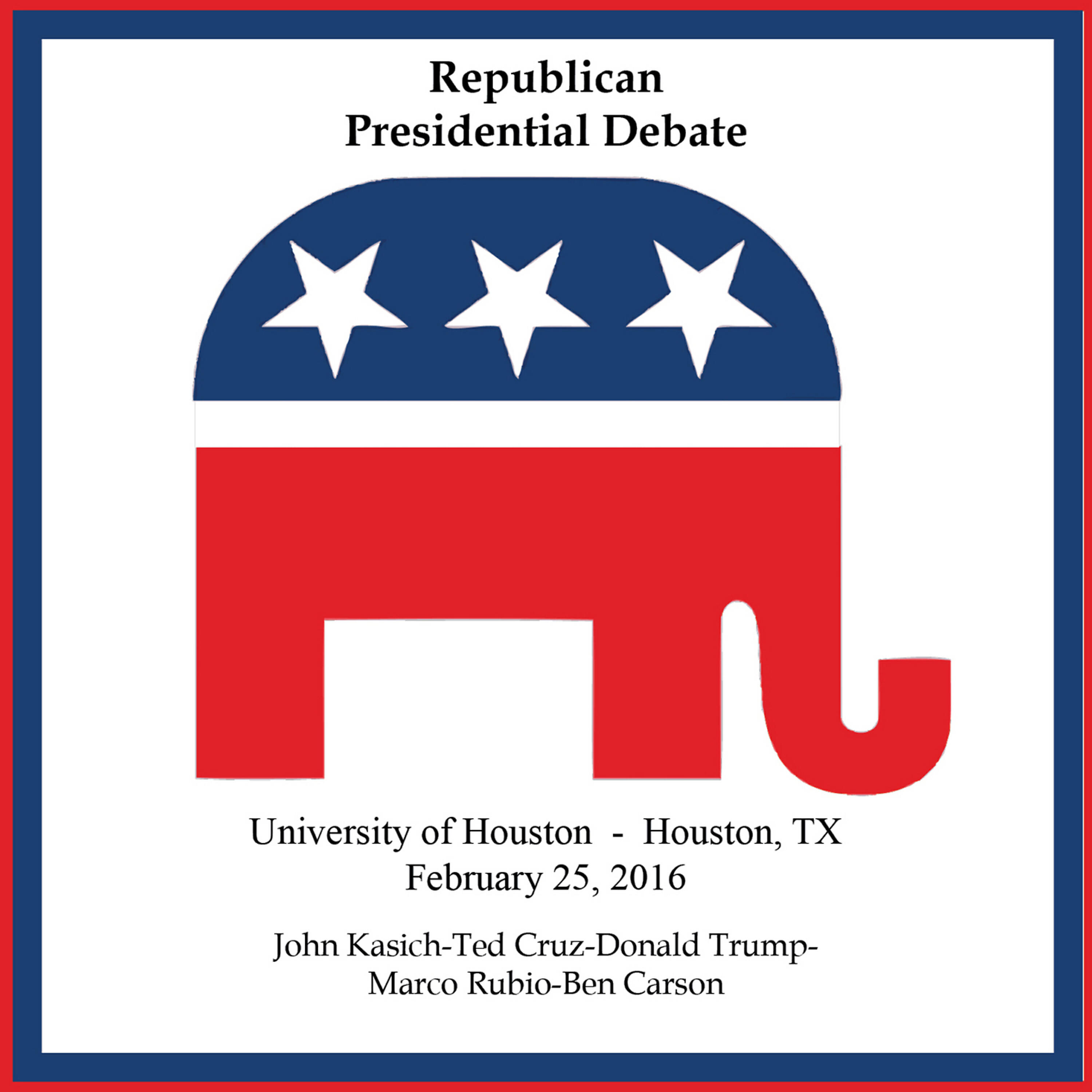 Релиз Republican Presidential Debate #10 - University of Houston, Houston, Tx - 2/25/2016