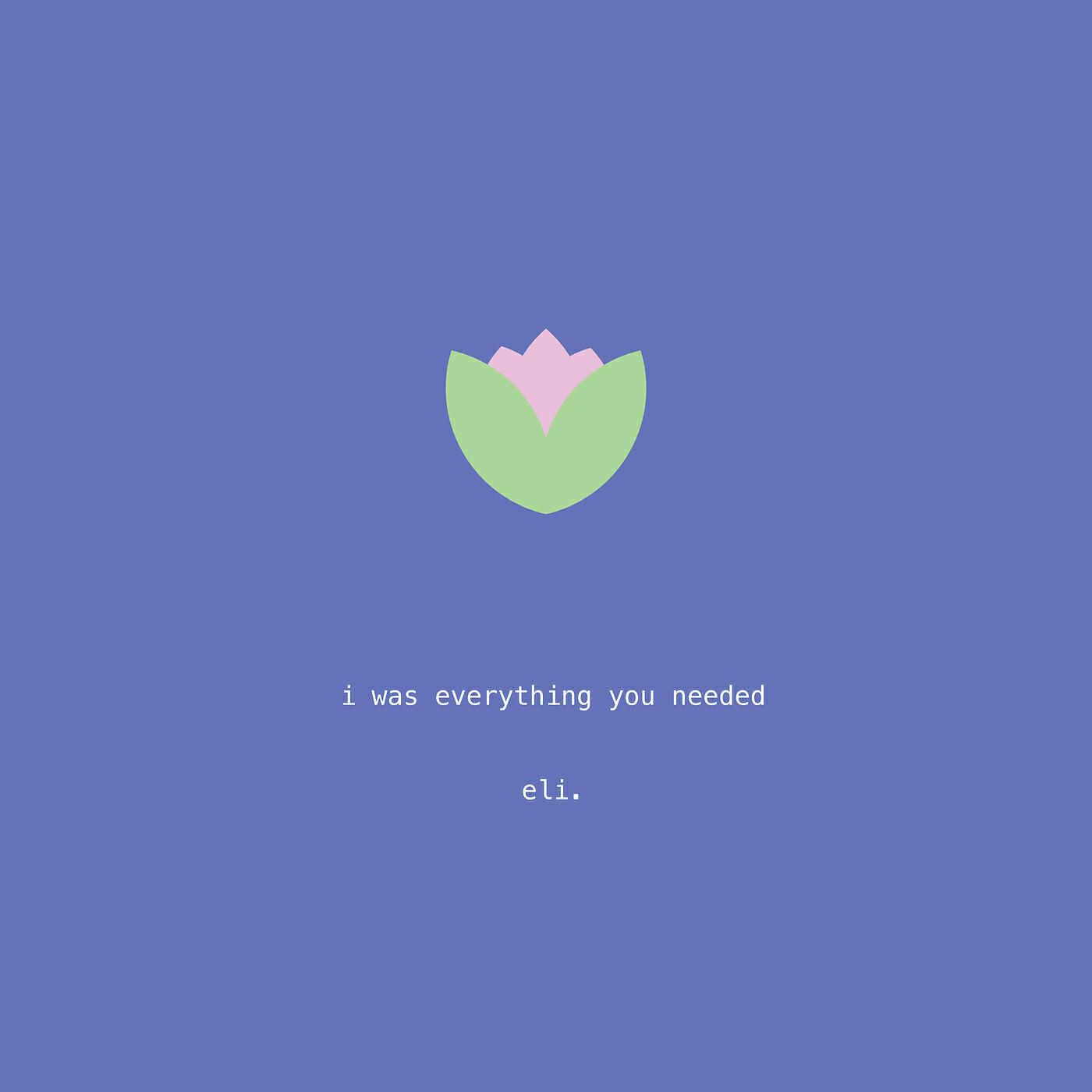Релиз I Was Everything You Needed