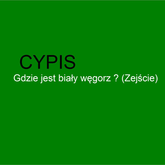Релиз Gdzie jest biały węgorz ? (Zejście)