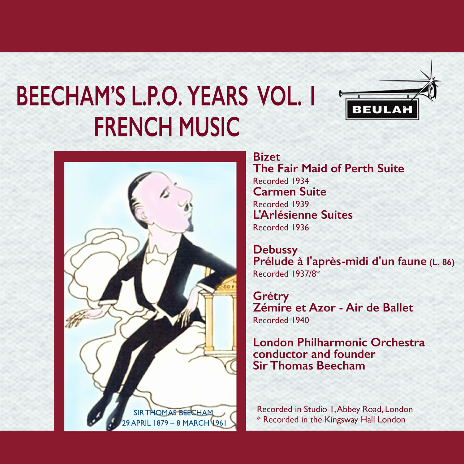 Релиз Beecham's L.P.O. Years, Vol. 1: French Music