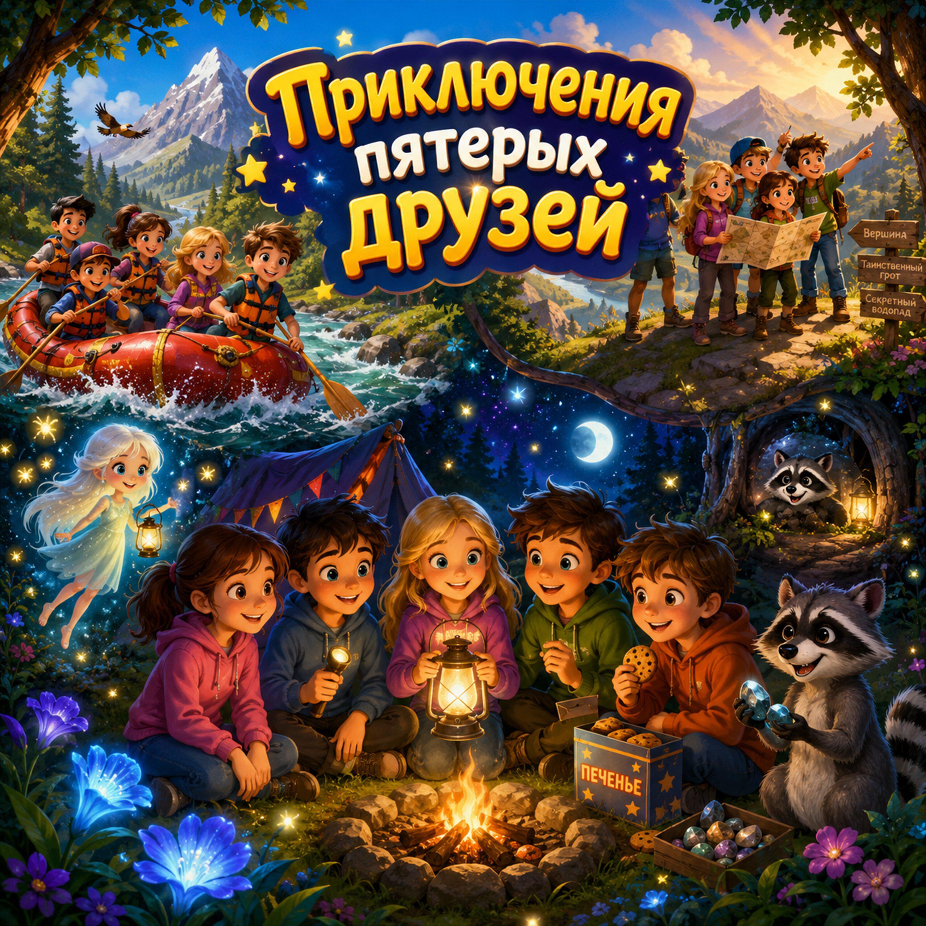 Релиз Приключения пятерых друзей (Детские сказки)