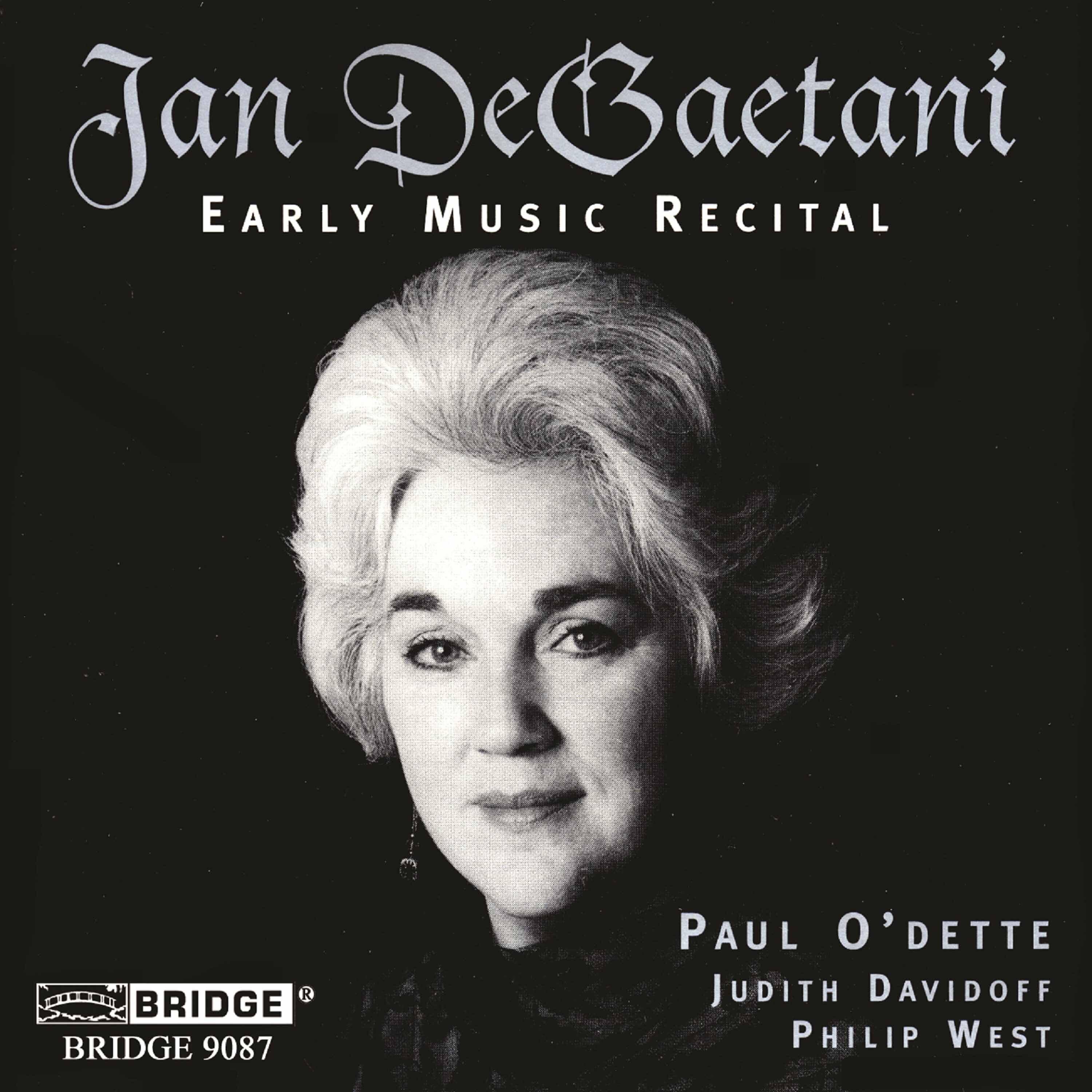 Релиз Jan DeGaetani in Concert, Vol. 4 (Live)