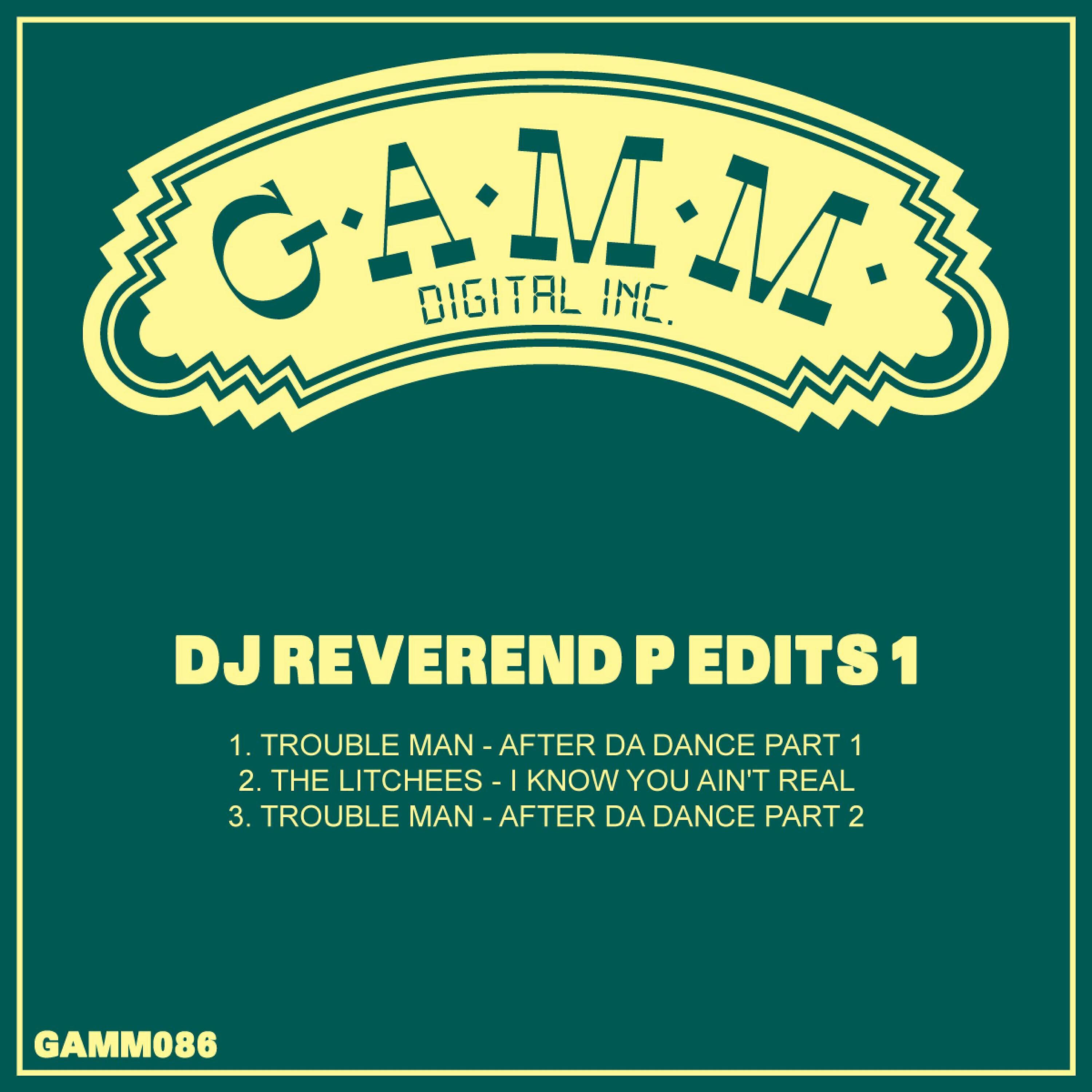 Релиз DJ Reverend P Edits 1