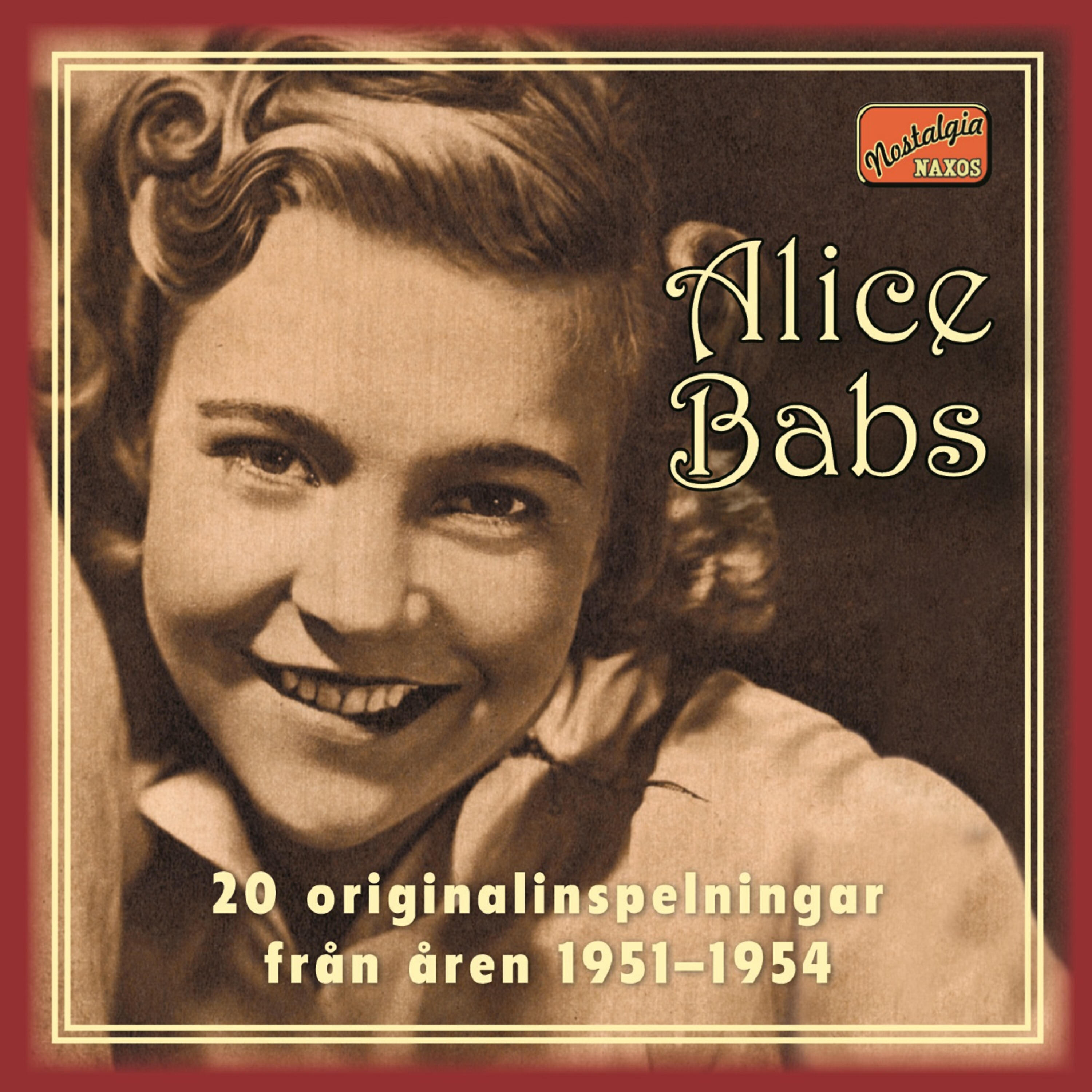 Релиз Alice Babs - 20 originalinspelningar från åren 1951-1954