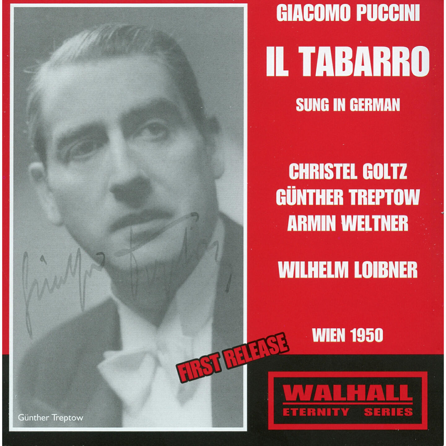 Релиз Puccini: Il tabarro (Sung in German) [Recorded 1950]