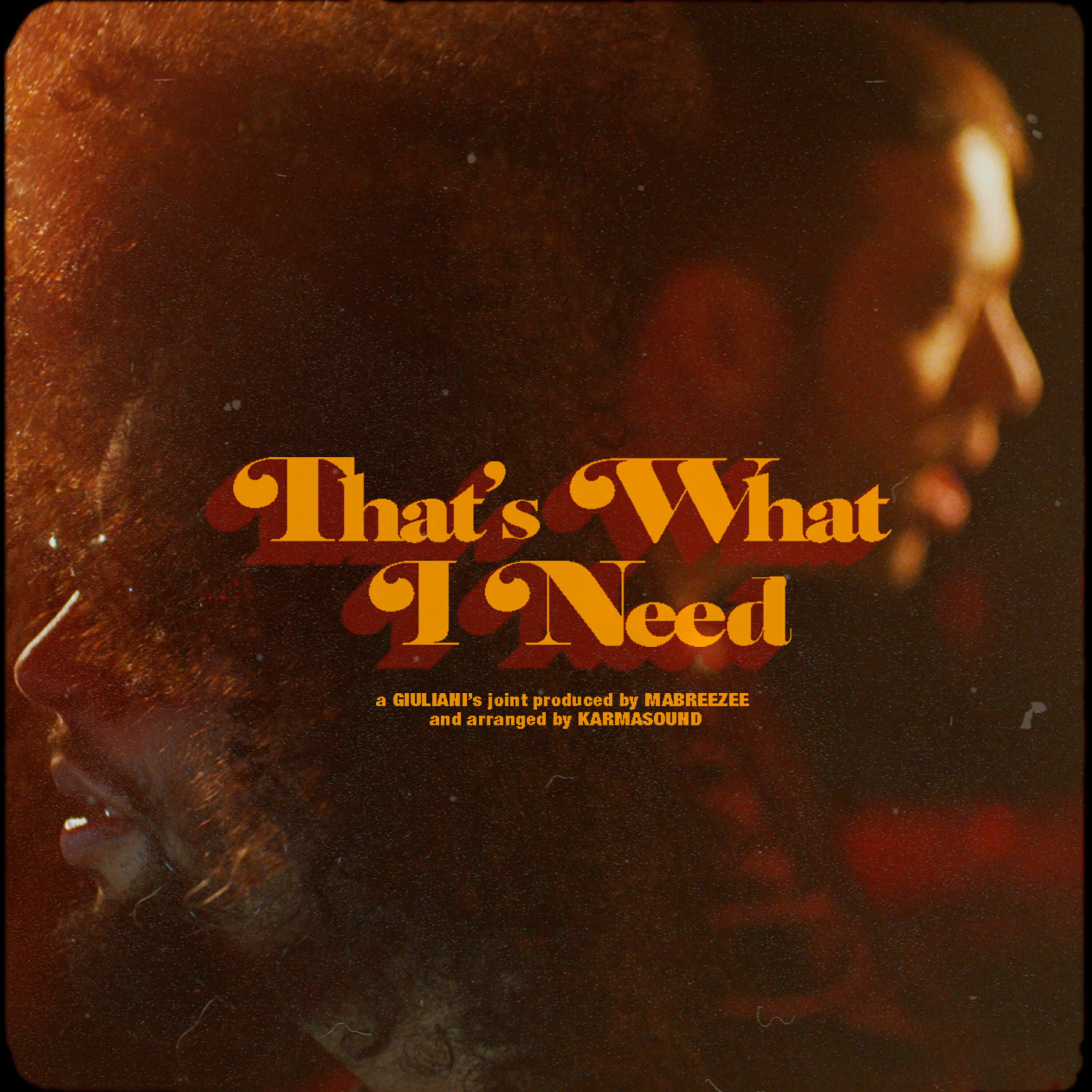 Релиз That's What I Need