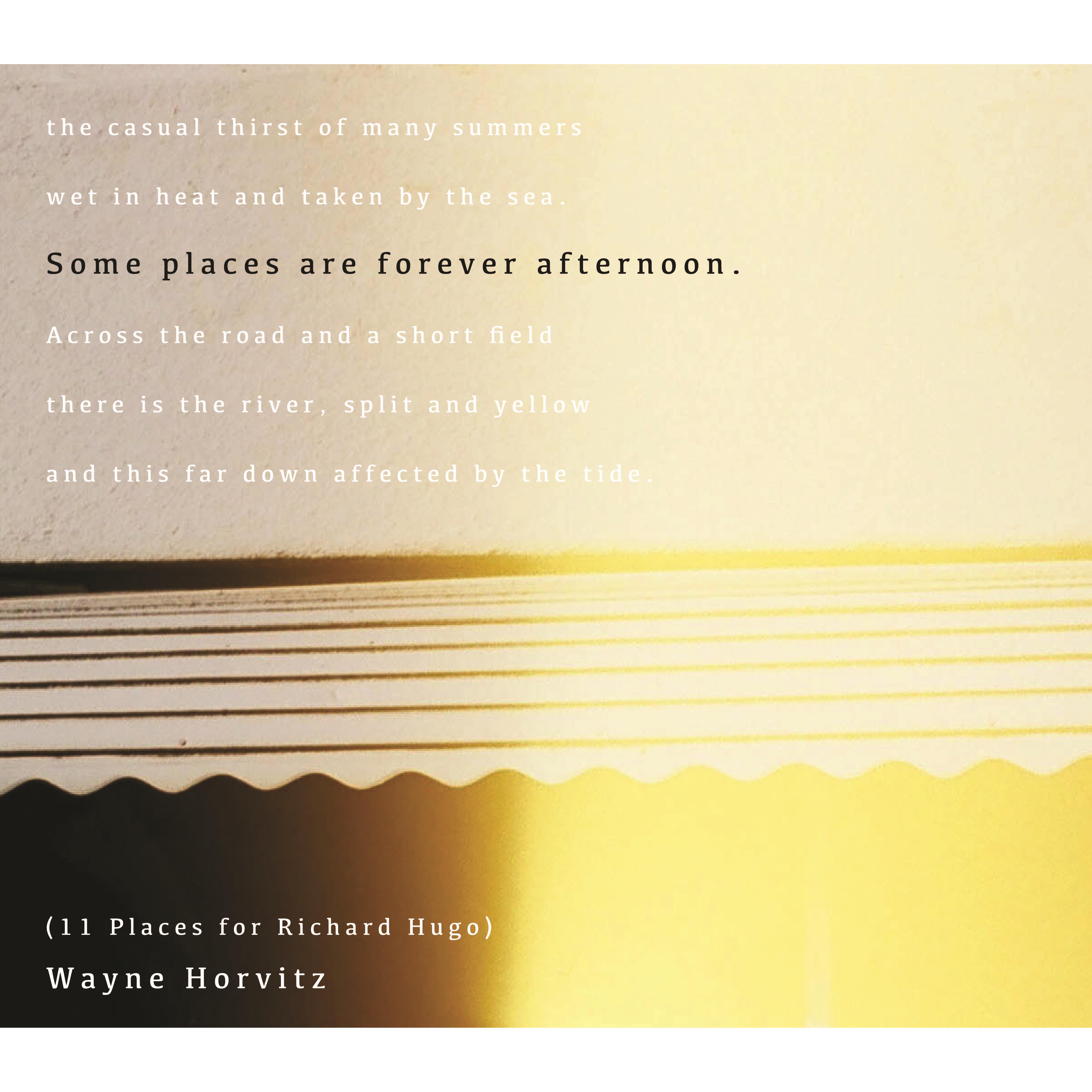 Релиз Some Places Are Forever Afternoon (11 Places For Richard Hugo)