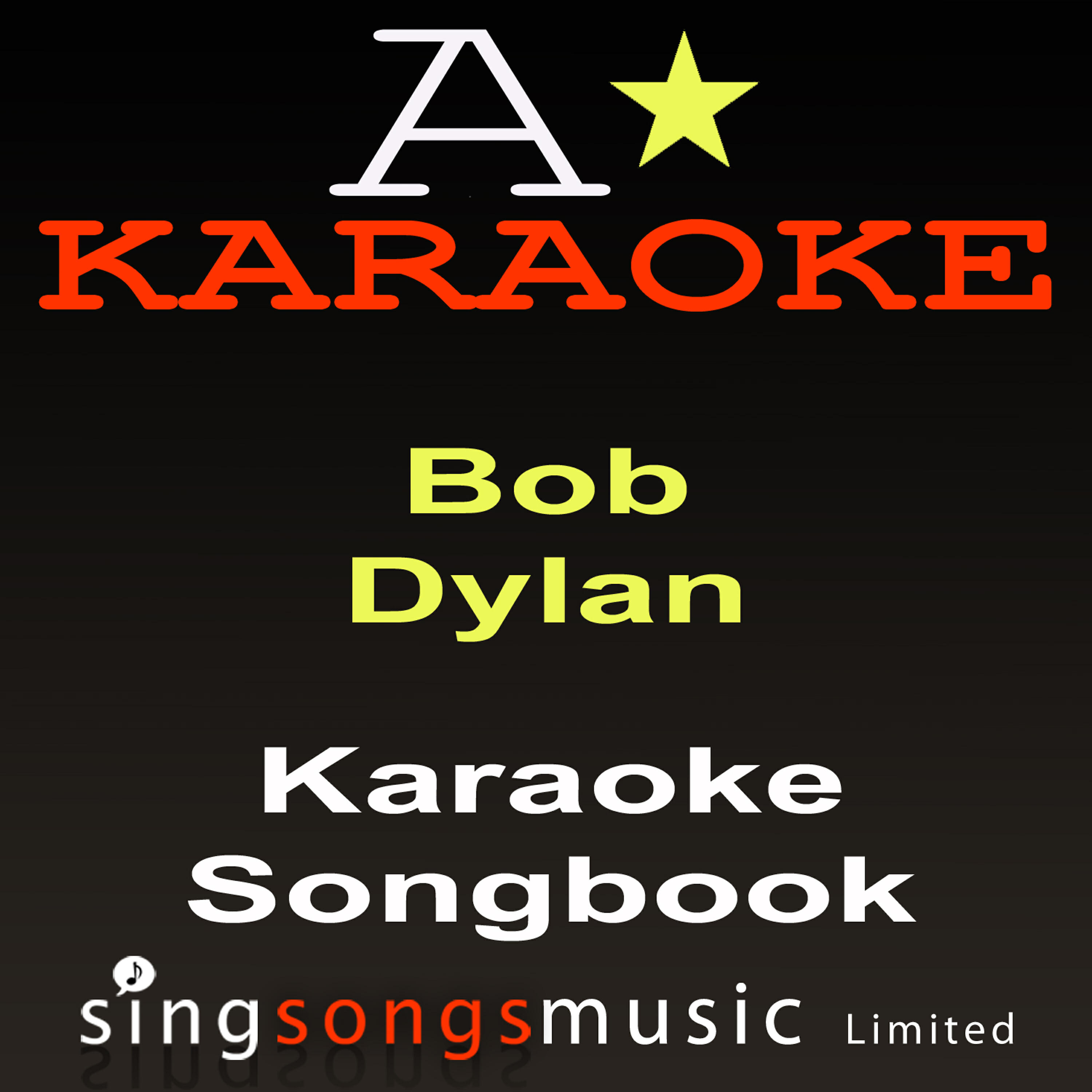 Релиз Karaoke Songbook (Originally Performed By Bob Dylan) [Karaoke Audio Versions]