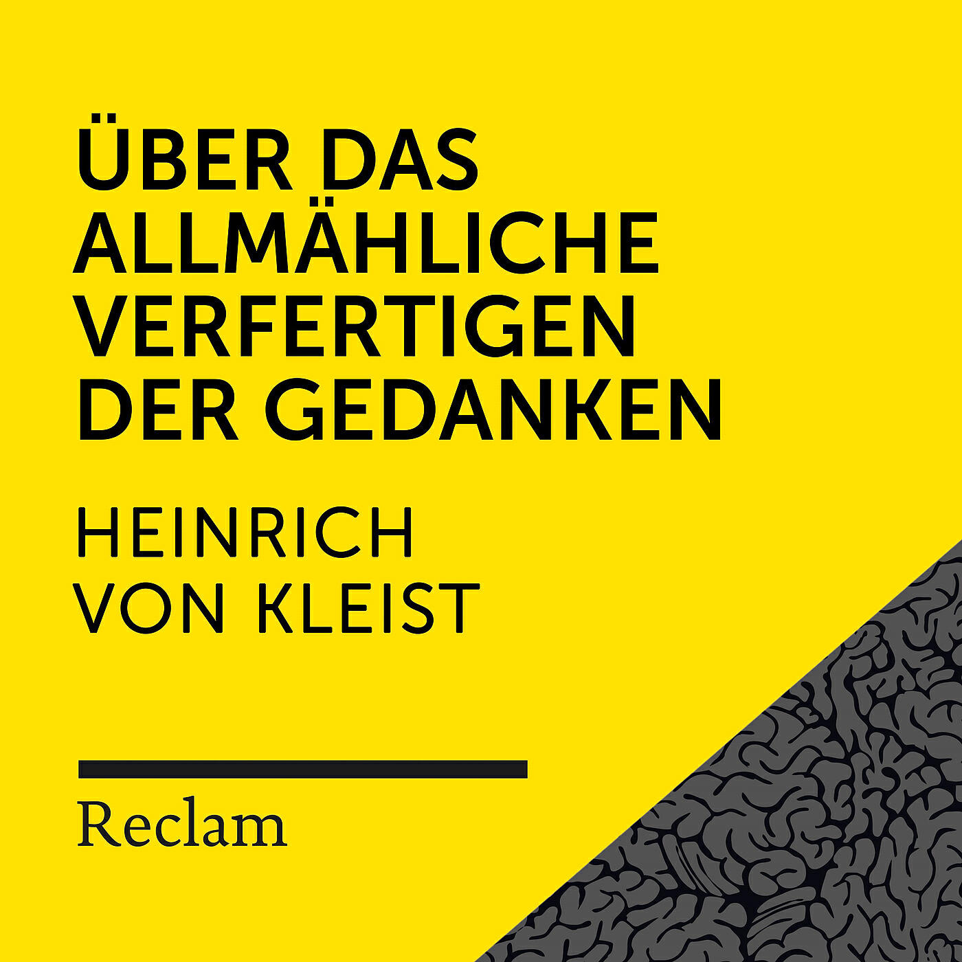 Релиз Kleist: Über die allmähliche Verfertigung der Gedanken beim Reden (Reclam Hörbuch)