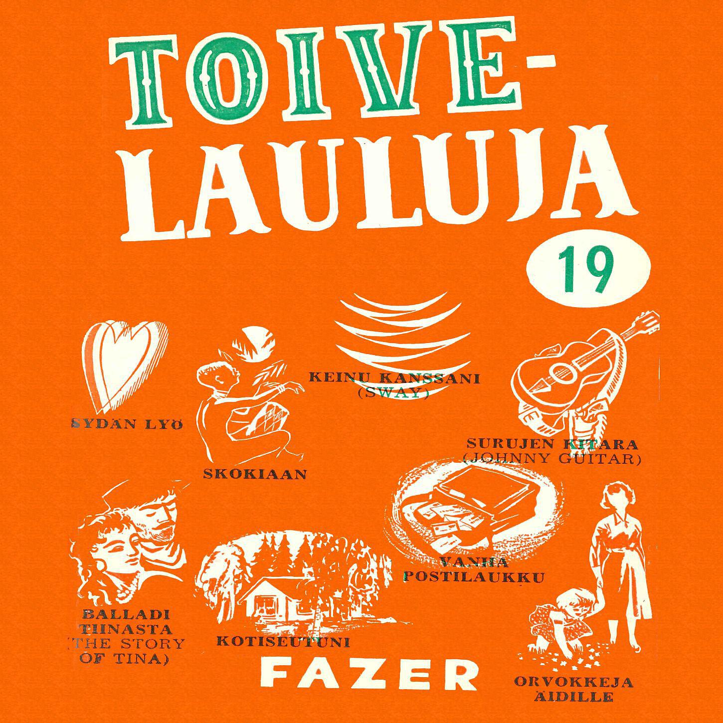 Релиз Toivelauluja 19 - 1955