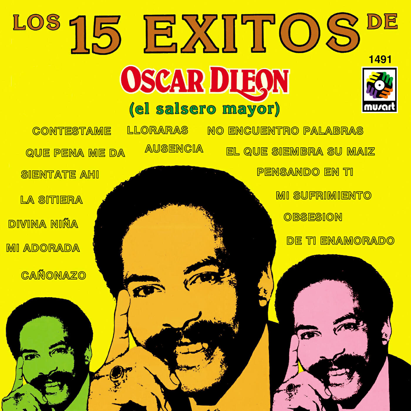 Релиз Los 15 Éxitos De Oscar D'León (El Salsero Mayor)