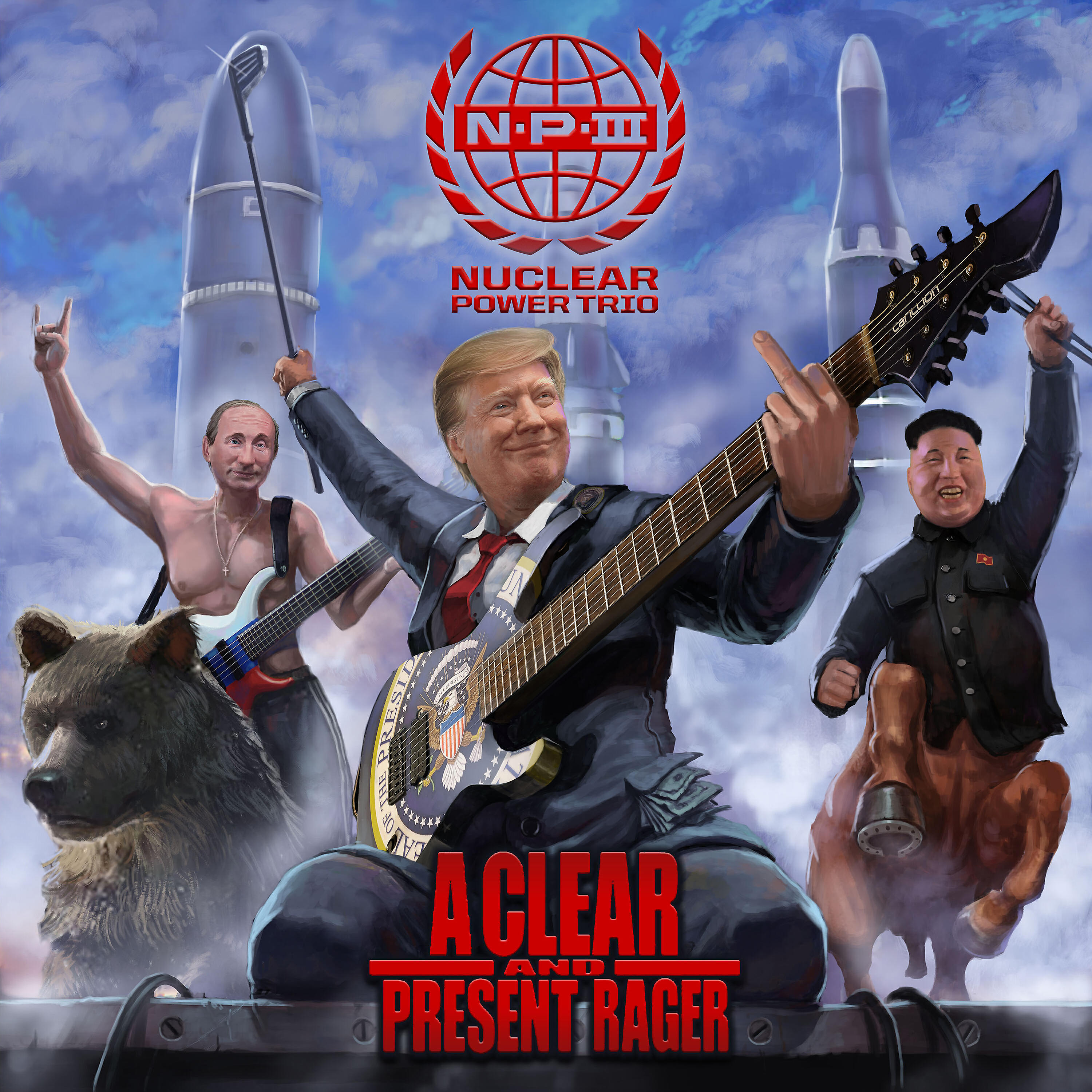 Постер альбома A Clear and Present Rager