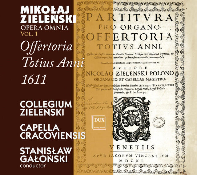 Релиз Zielenski: Opera Omnia, Vol. 1 - Offertoria Totius Anni