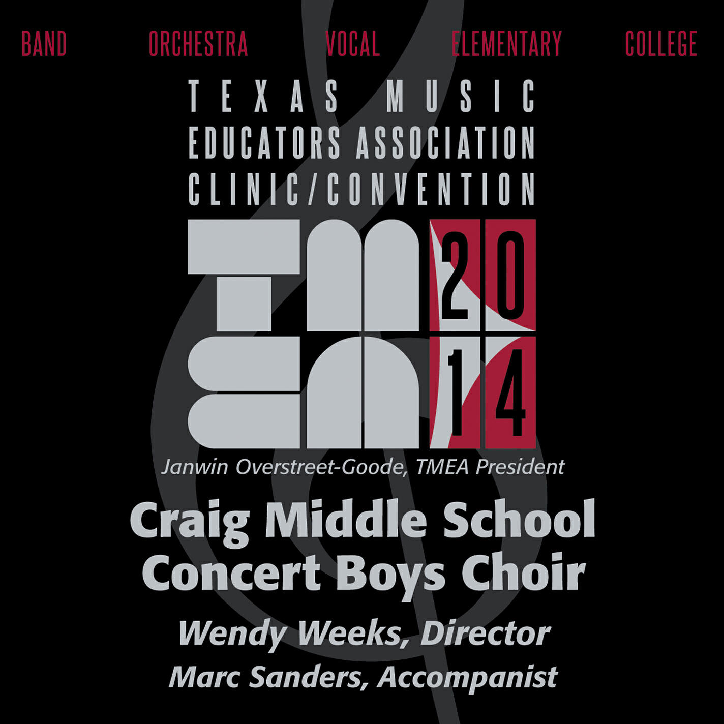 Craig Middle School Concert Boys Choir