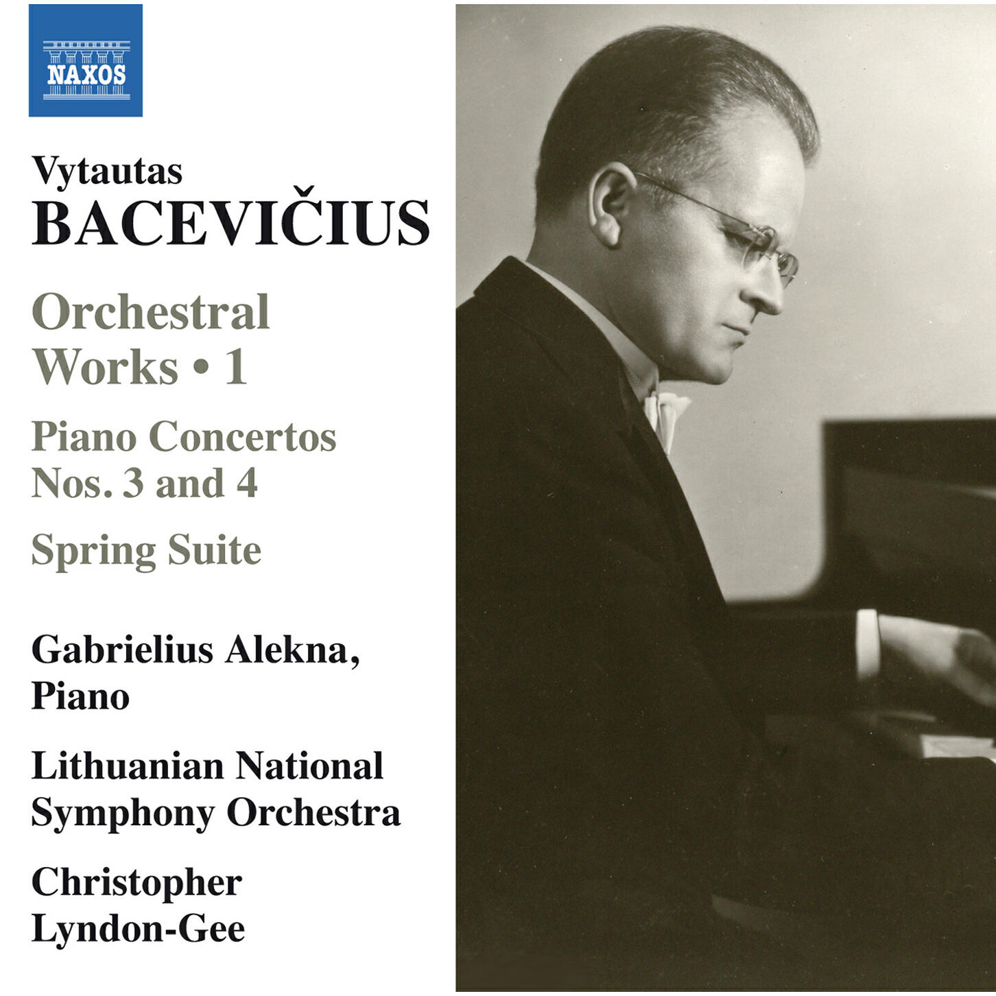 Релиз Bacevičius: Spring Suite & Piano Concertos Nos. 3 & 4