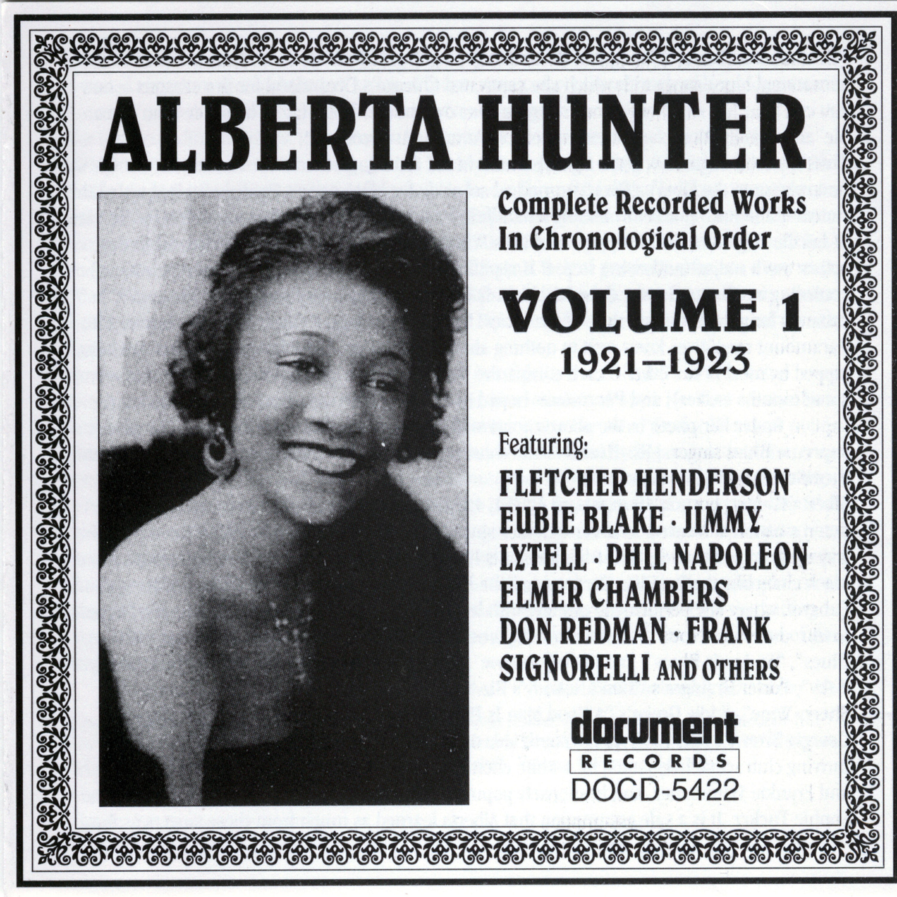 Релиз Alberta Hunter Vol. 1 (1921-1923)