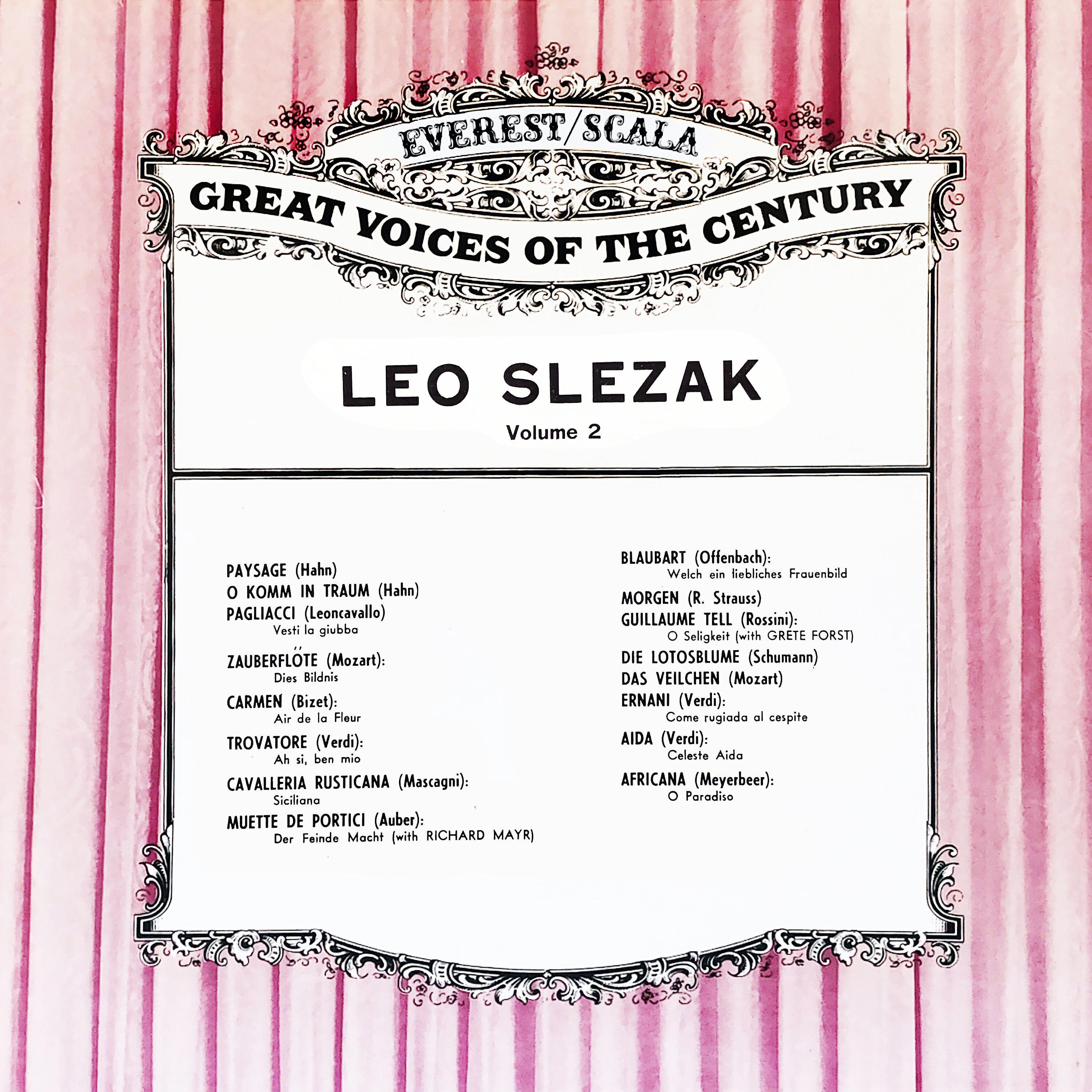 Релиз Leo Slezak, Vol. 2