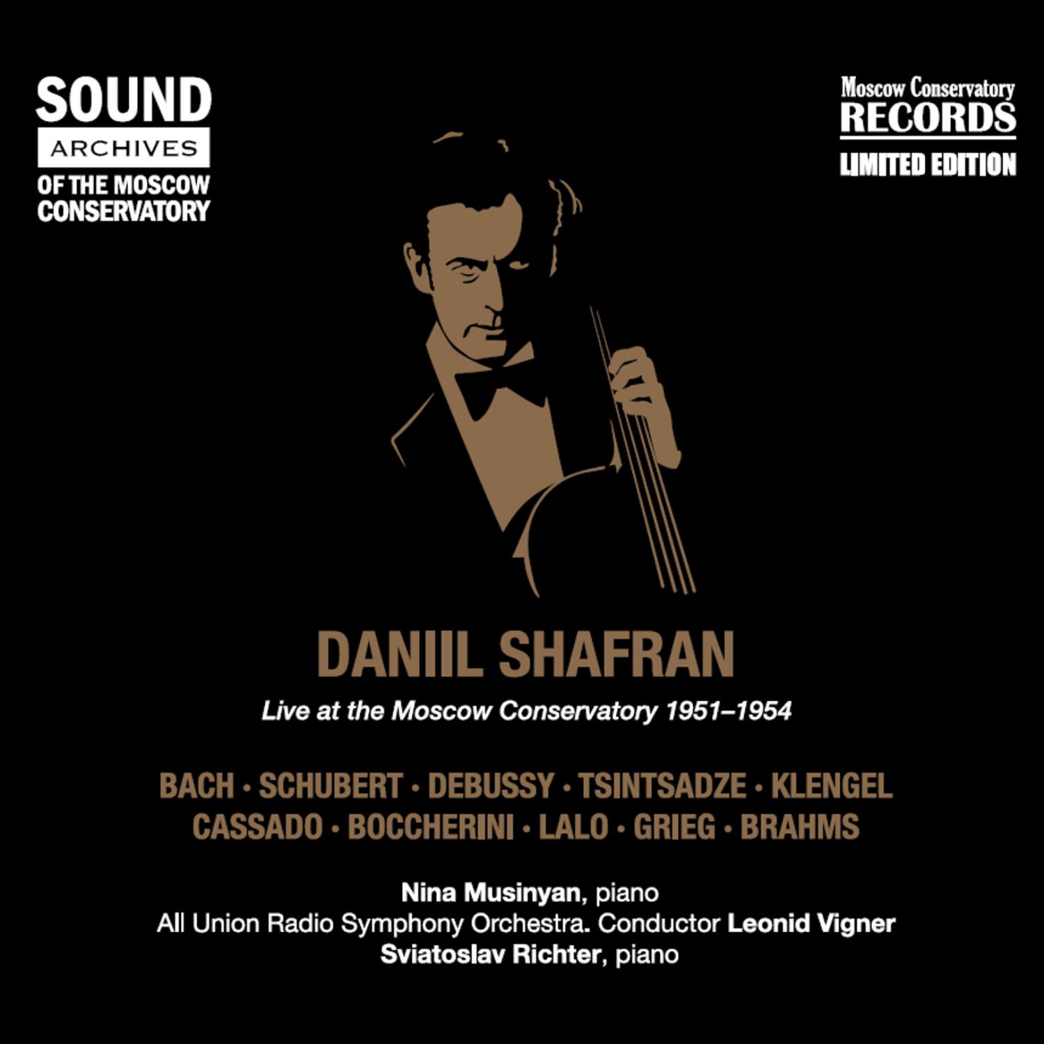 Постер альбома DANIIL SHAFRAN. Live at Moscow Conservatory 1951-1954. Archive Recordings