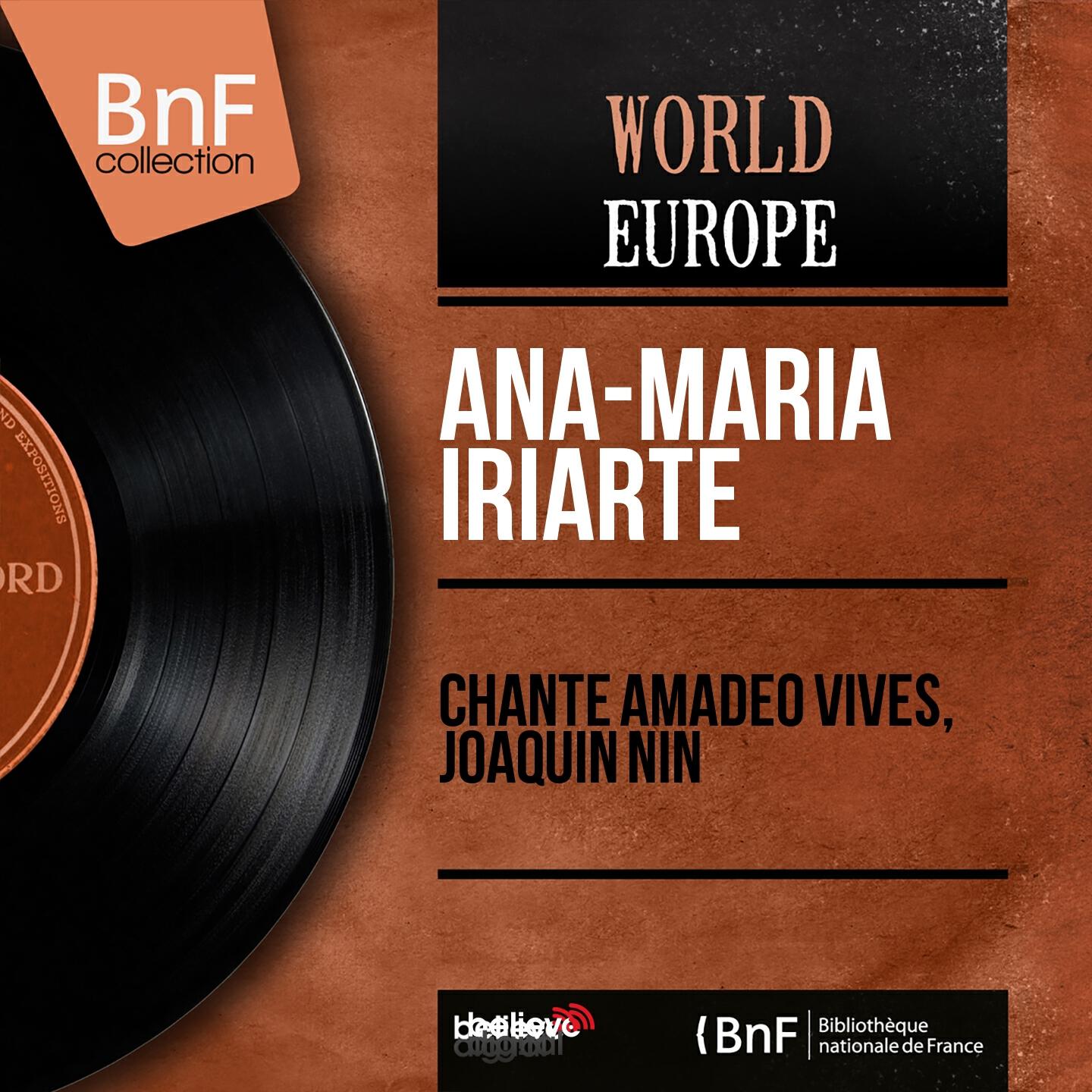 Релиз Chante Amadeo Vives, Joaquín Nin