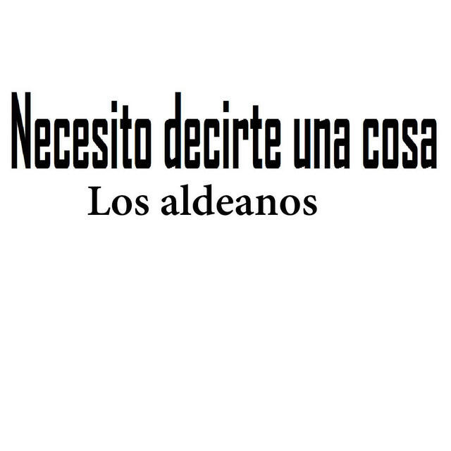 Релиз Necesito Decirte una Cosa