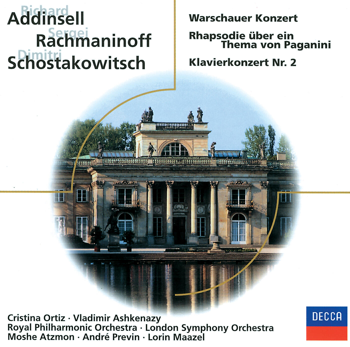 Релиз Addinsell; Rachmaninoff; Schostakowitsch: Warschauer Konzert;