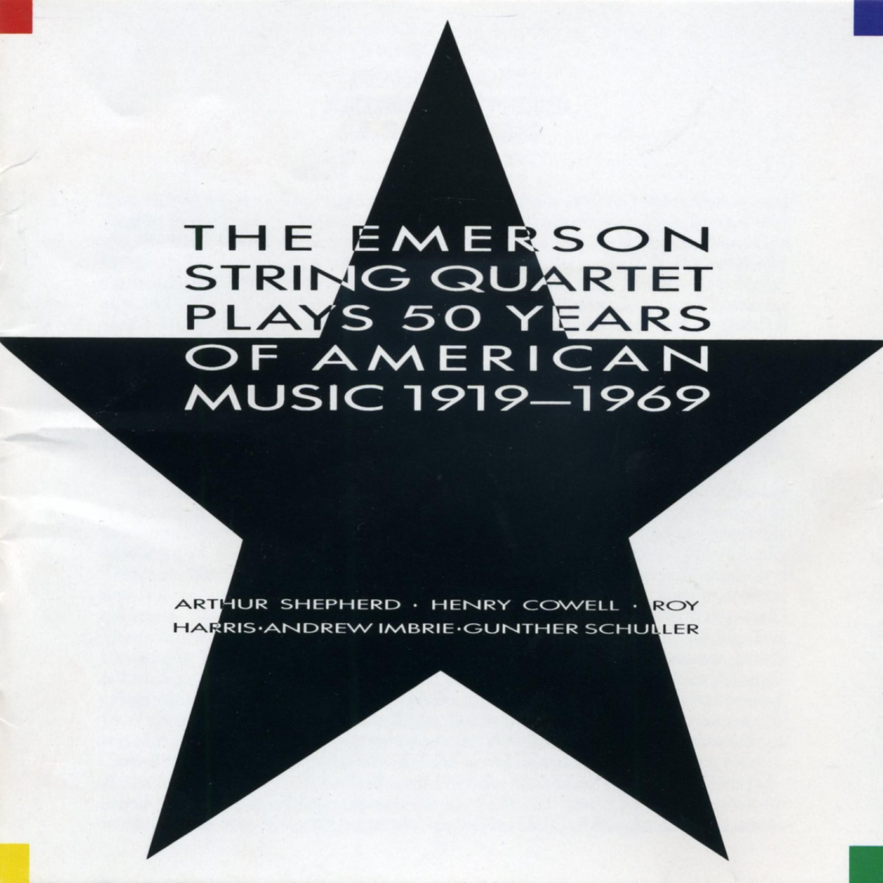 Релиз The Emerson String Quartet Plays 50 Years of American Music 1919-1969