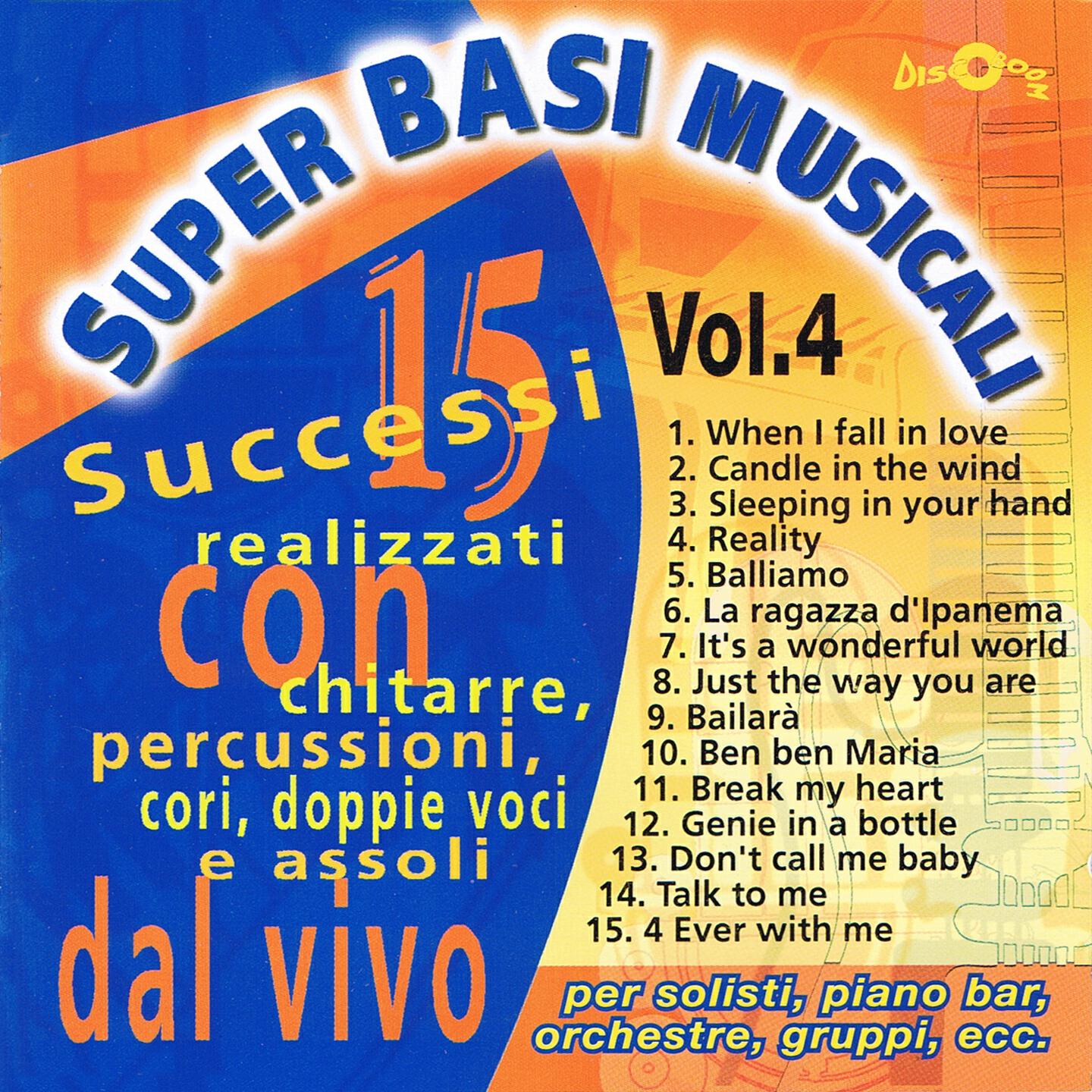 Релиз Super basi musicali, Vol. 4