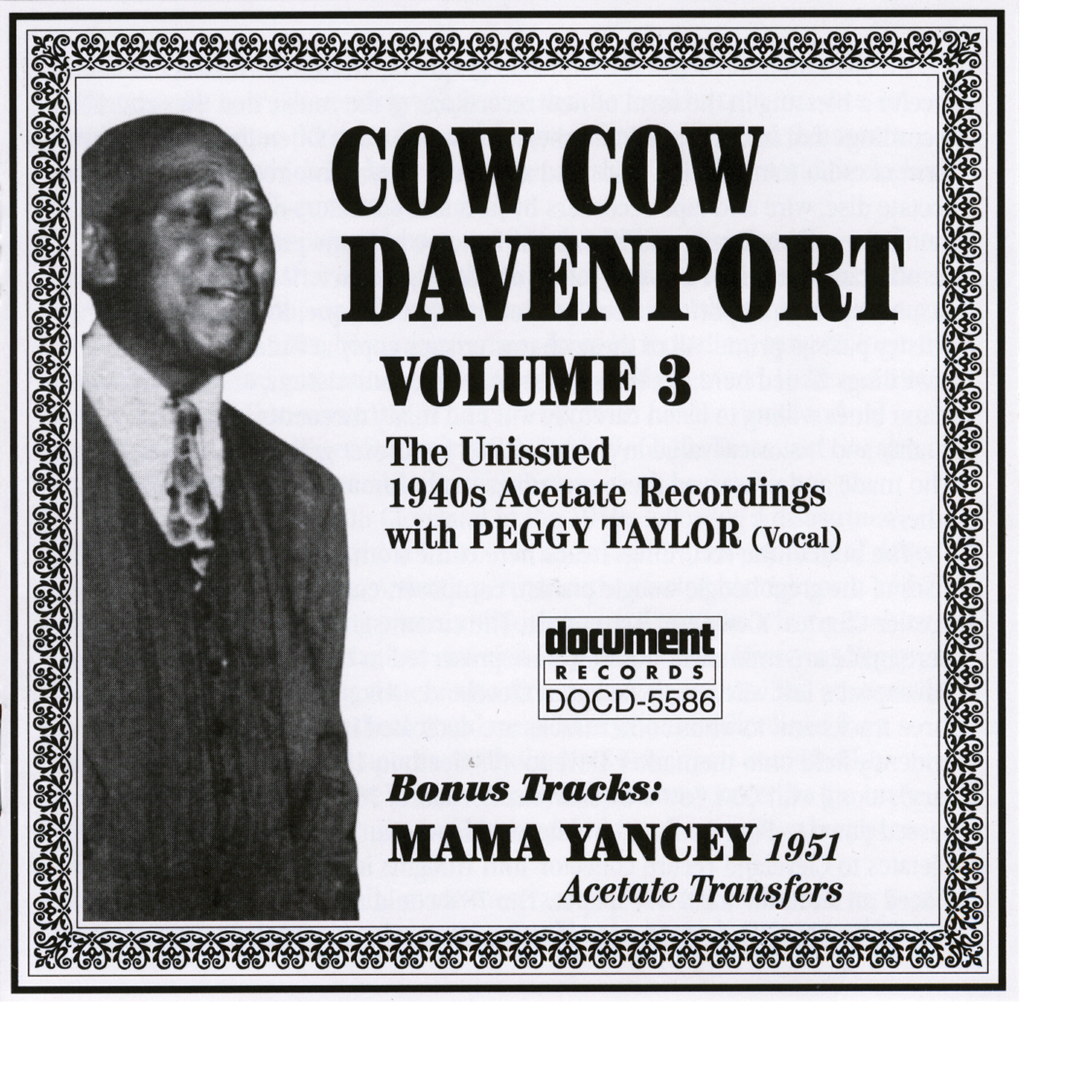 Релиз Cow Cow Davenport Vol. 3 (1940s)