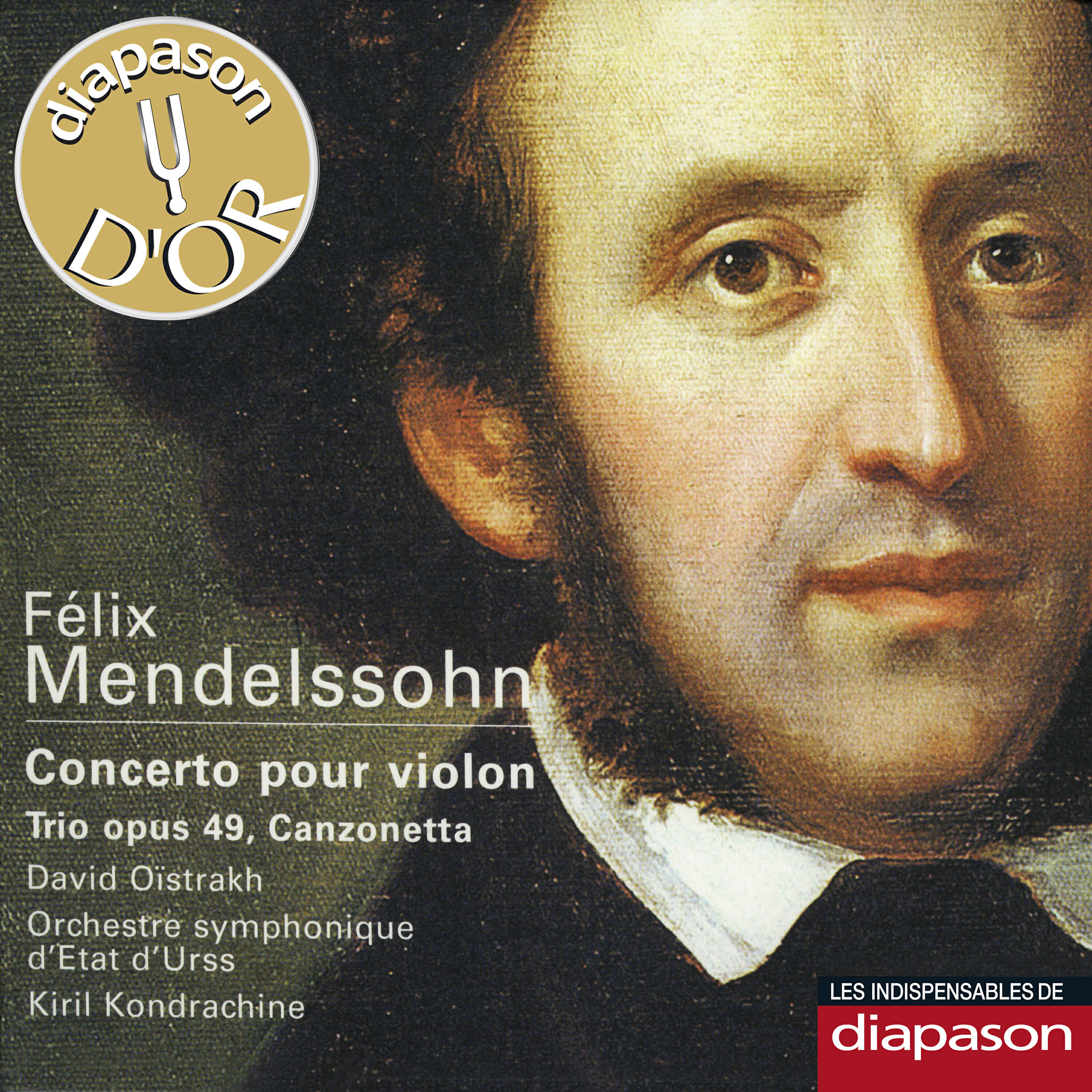 Релиз Mendelssohn: Concerto pour violon, Trio Op. 49 & Canzonetta (Les indispensables de Diapason)