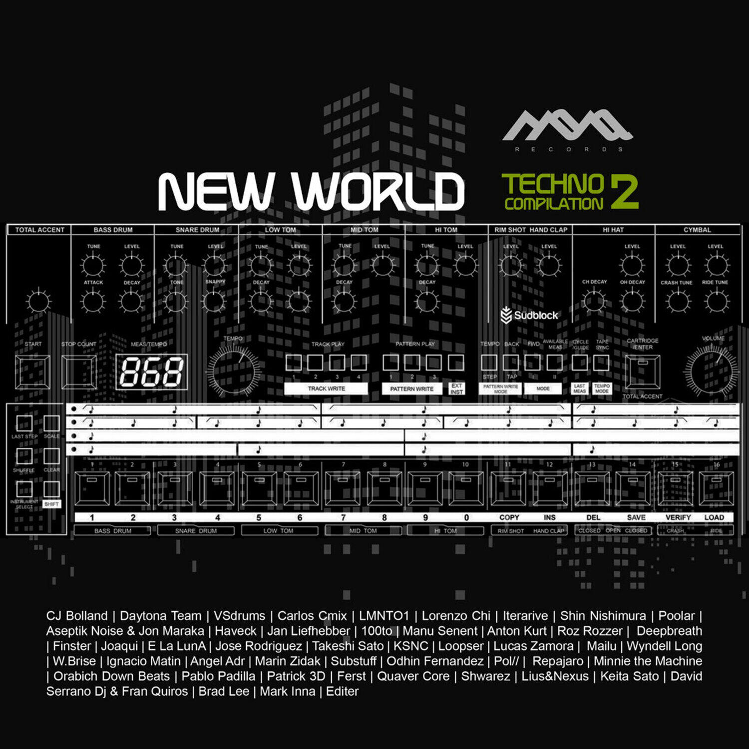 Релиз Mona Records New World Techno Vol​.​2 Compilation