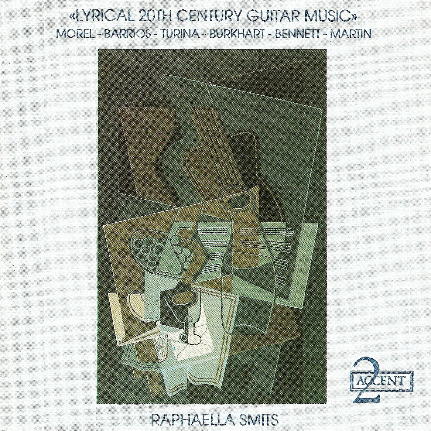 Релиз Guitar Recital: Smits, Raphaella - Morel, J. / Barrios, M.A. / Turina, J. / Burkhart, F. / Bennett, R.R. (Lyrical 20Th Century Guitar Music)