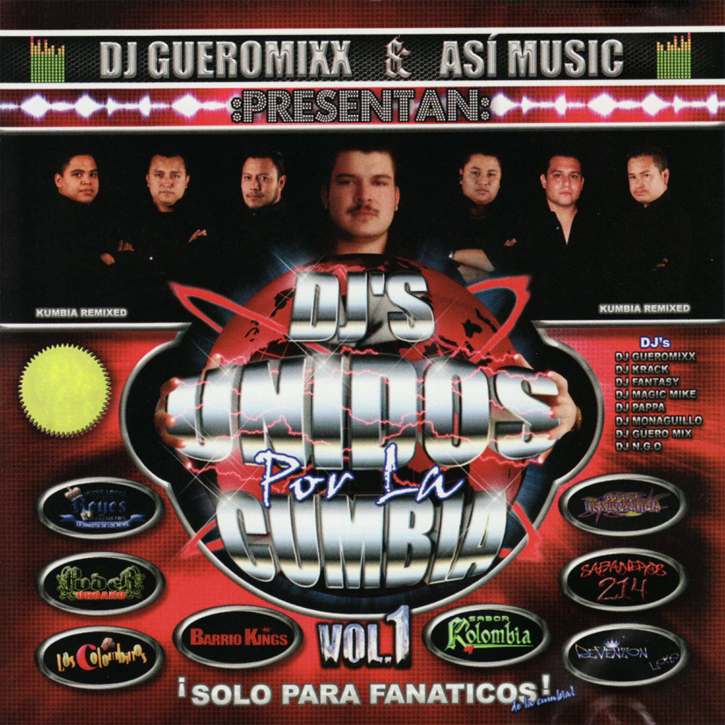 Релиз DJs Unidos por la Cumbia Vol. 1