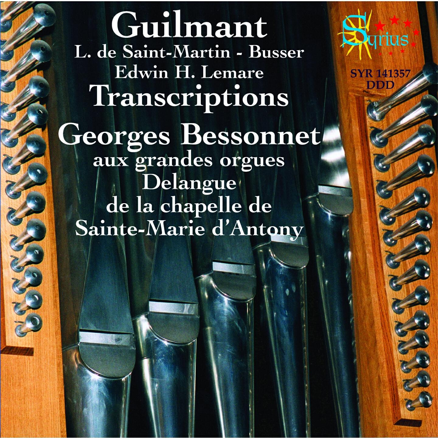 Релиз Berlioz, Saint Saens, Schumann: Transcriptions pour orgue