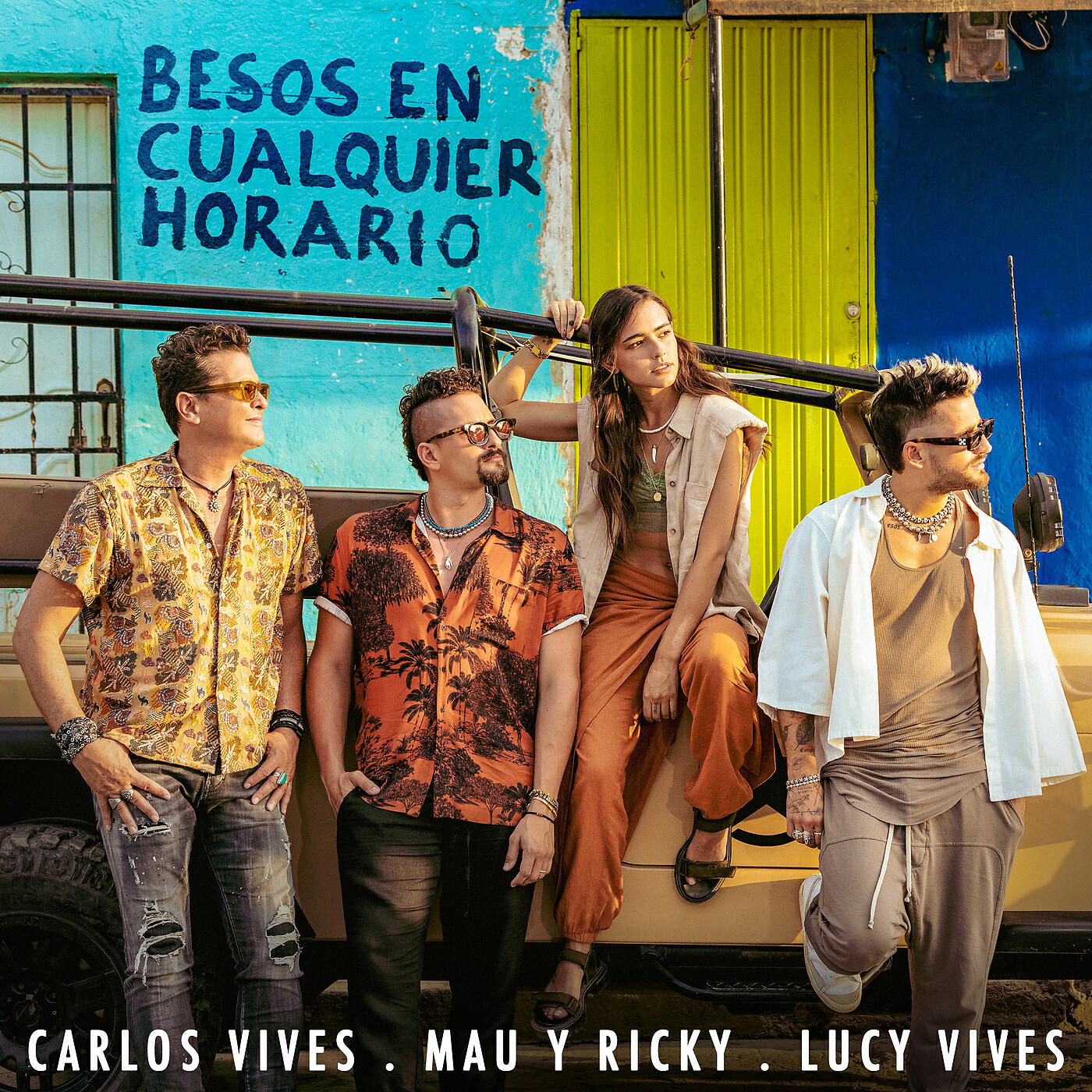 Carlos Vives, Mau y Ricky, Lucy Vives - Besos en Cualquier Horario