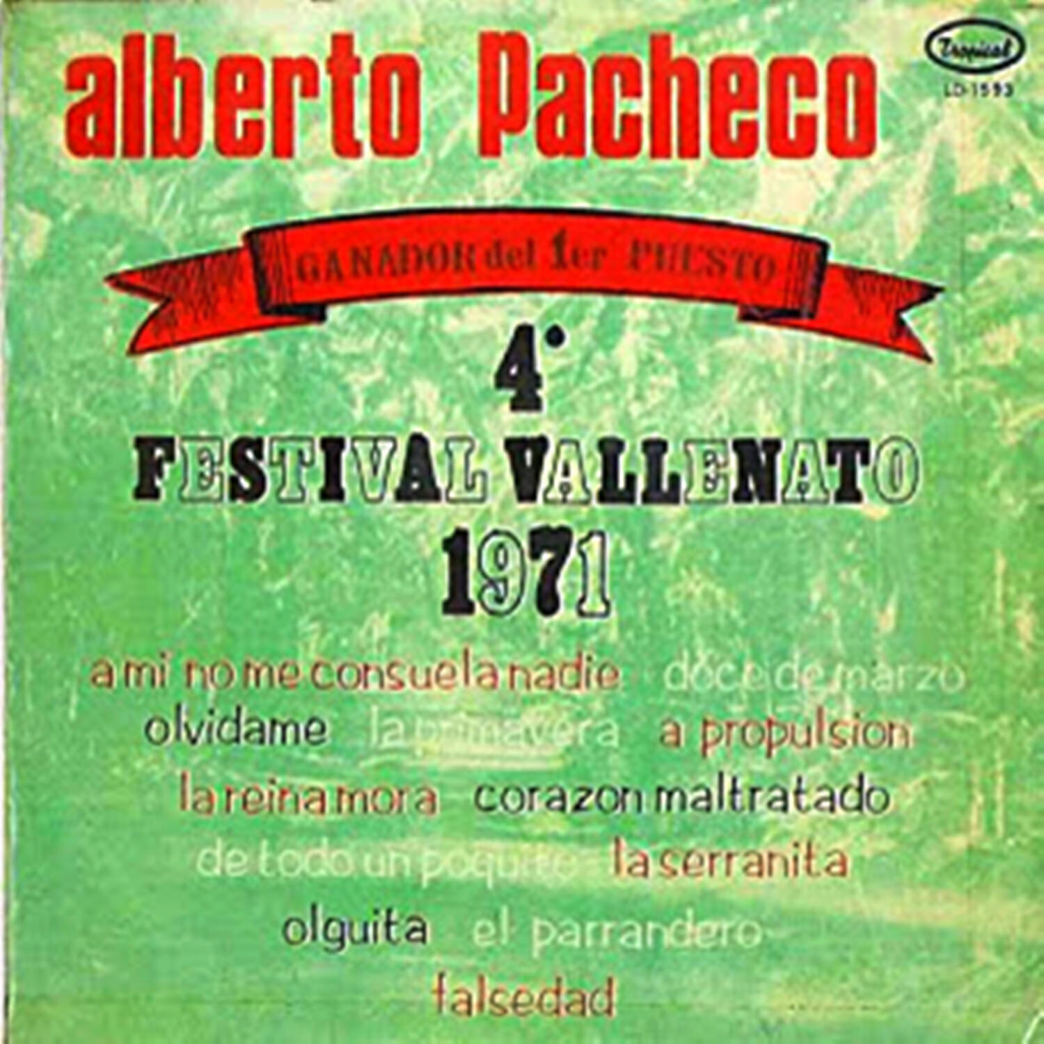 Релиз Ganador del primer lugar voz y acordeon del 4to festival vallenato