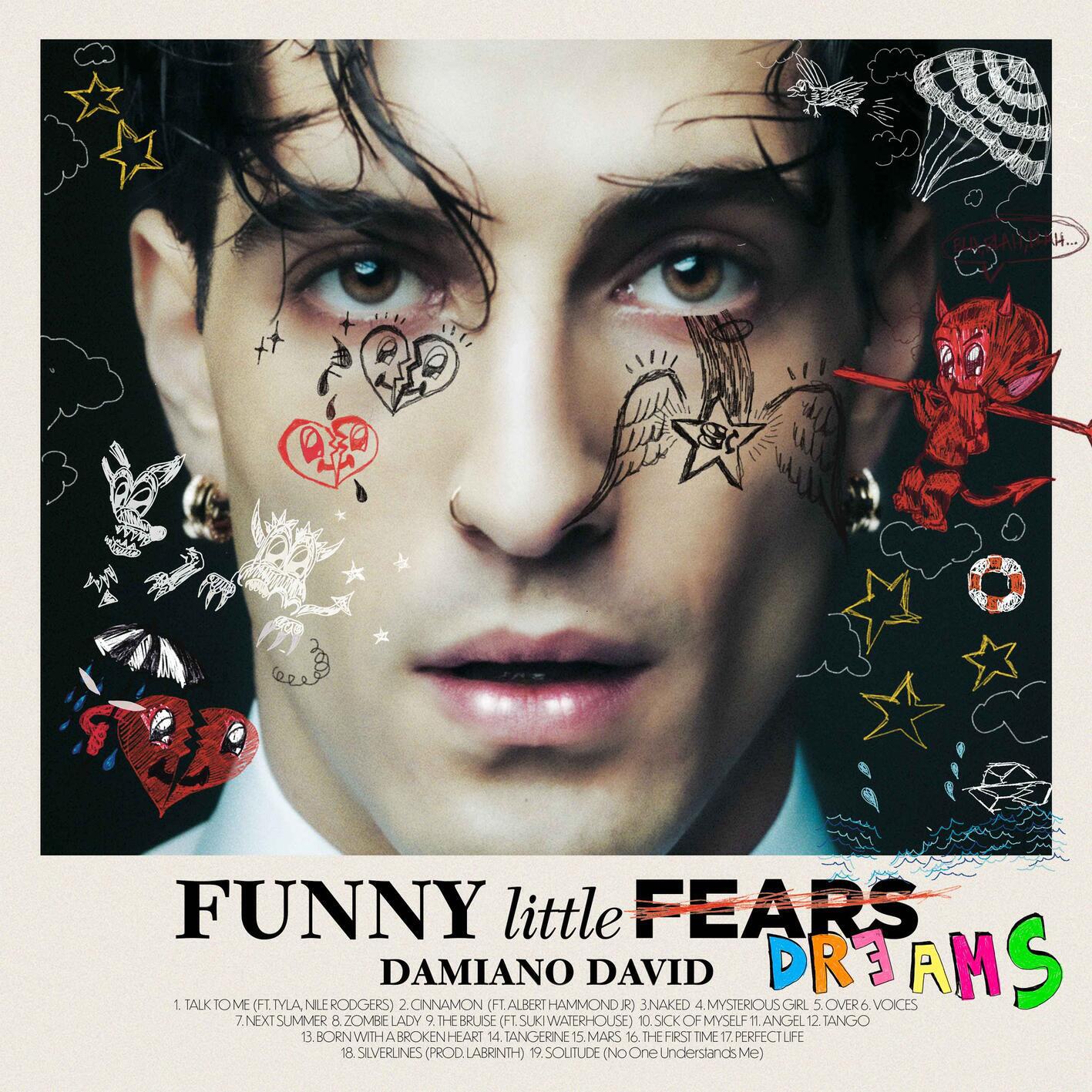 Альбом FUNNY little FEARS - Damiano David - слушать все треки