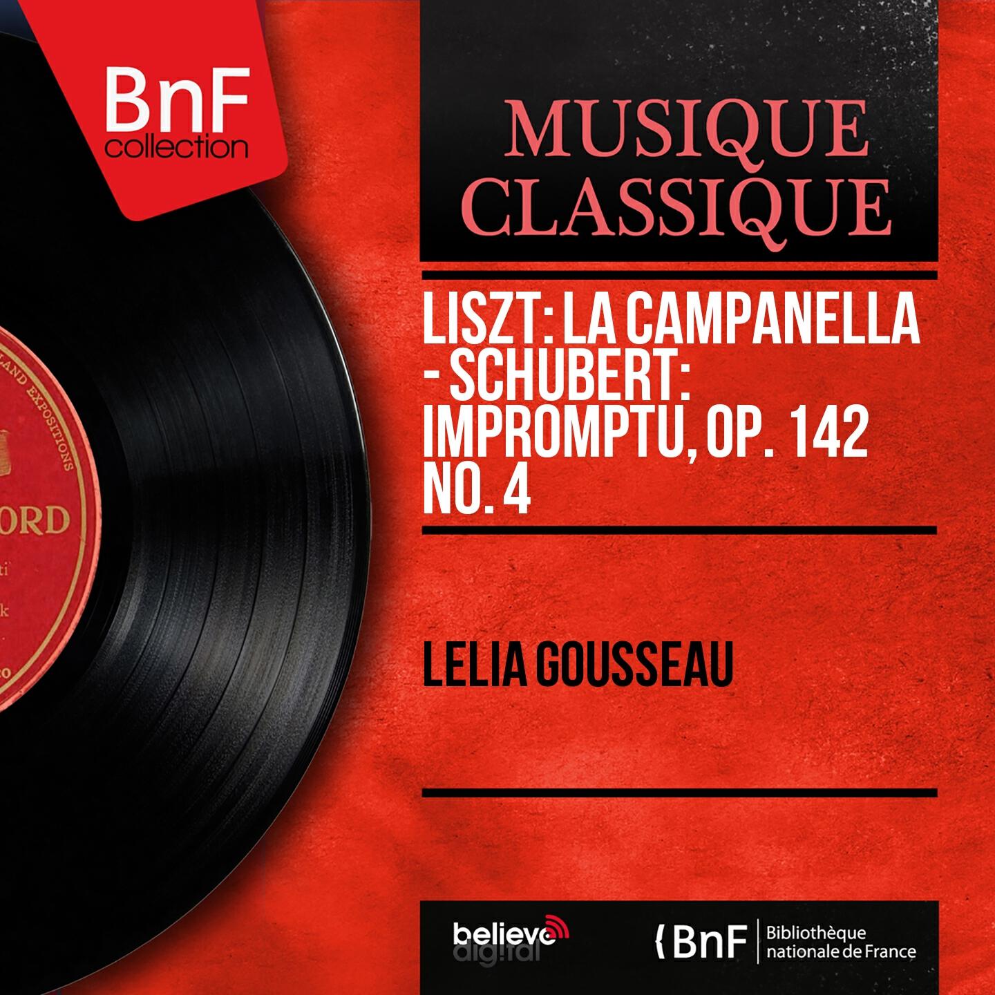 Релиз Liszt: La campanella - Schubert: Impromptu, Op. 142 No. 4 (Mono Version)